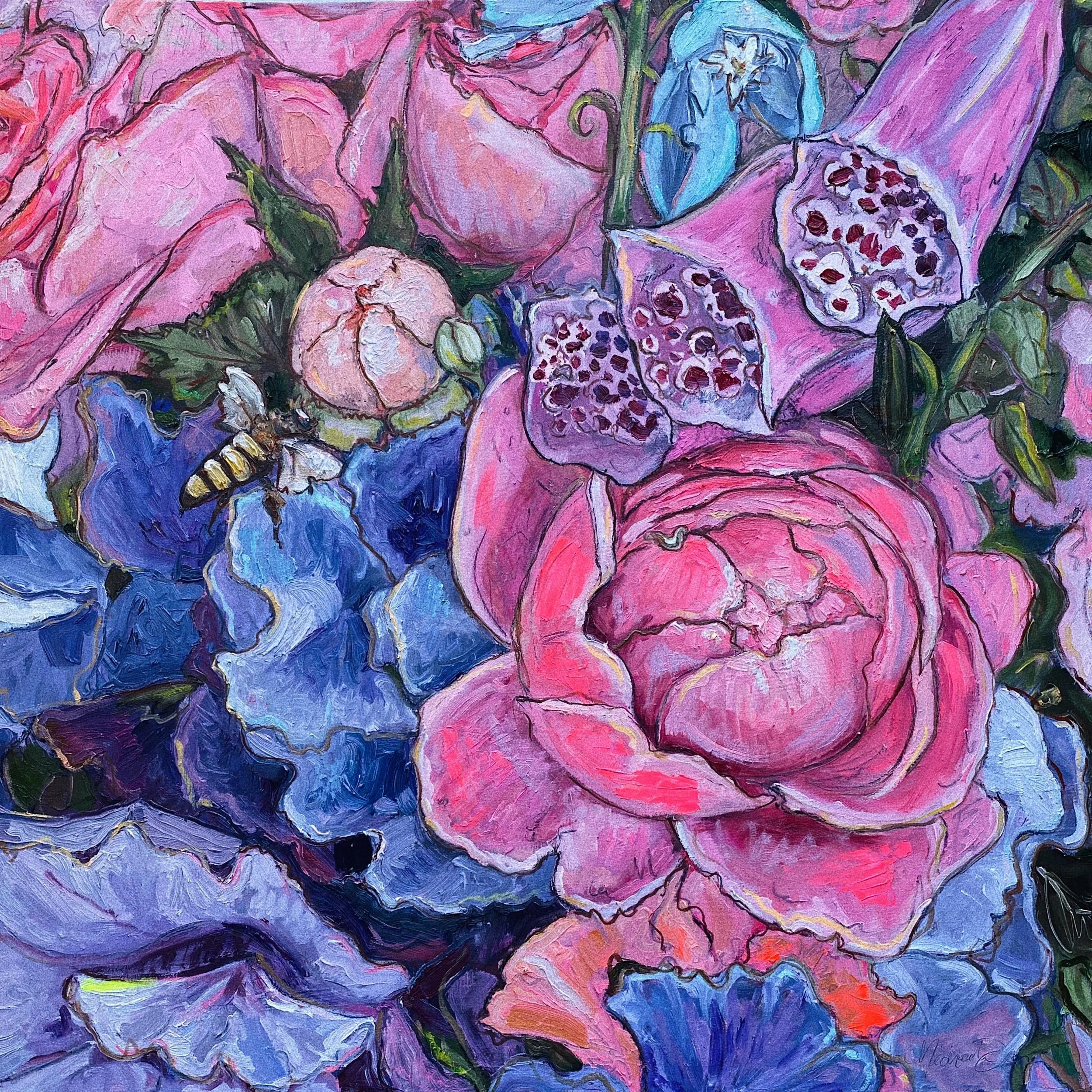 "Summer Abundance" - 30 x 30"