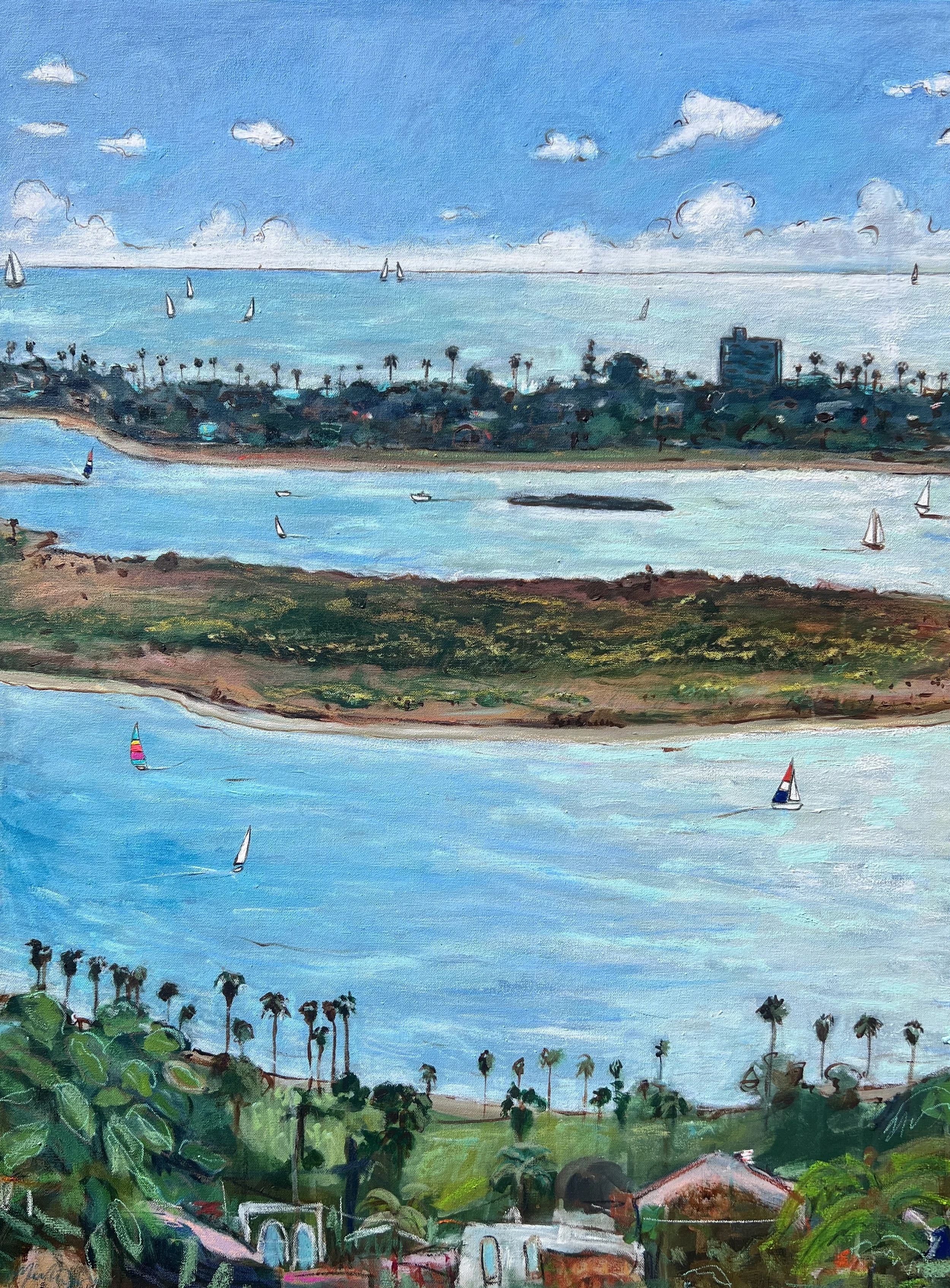 "Bay Park Summer" - 30 x 40"