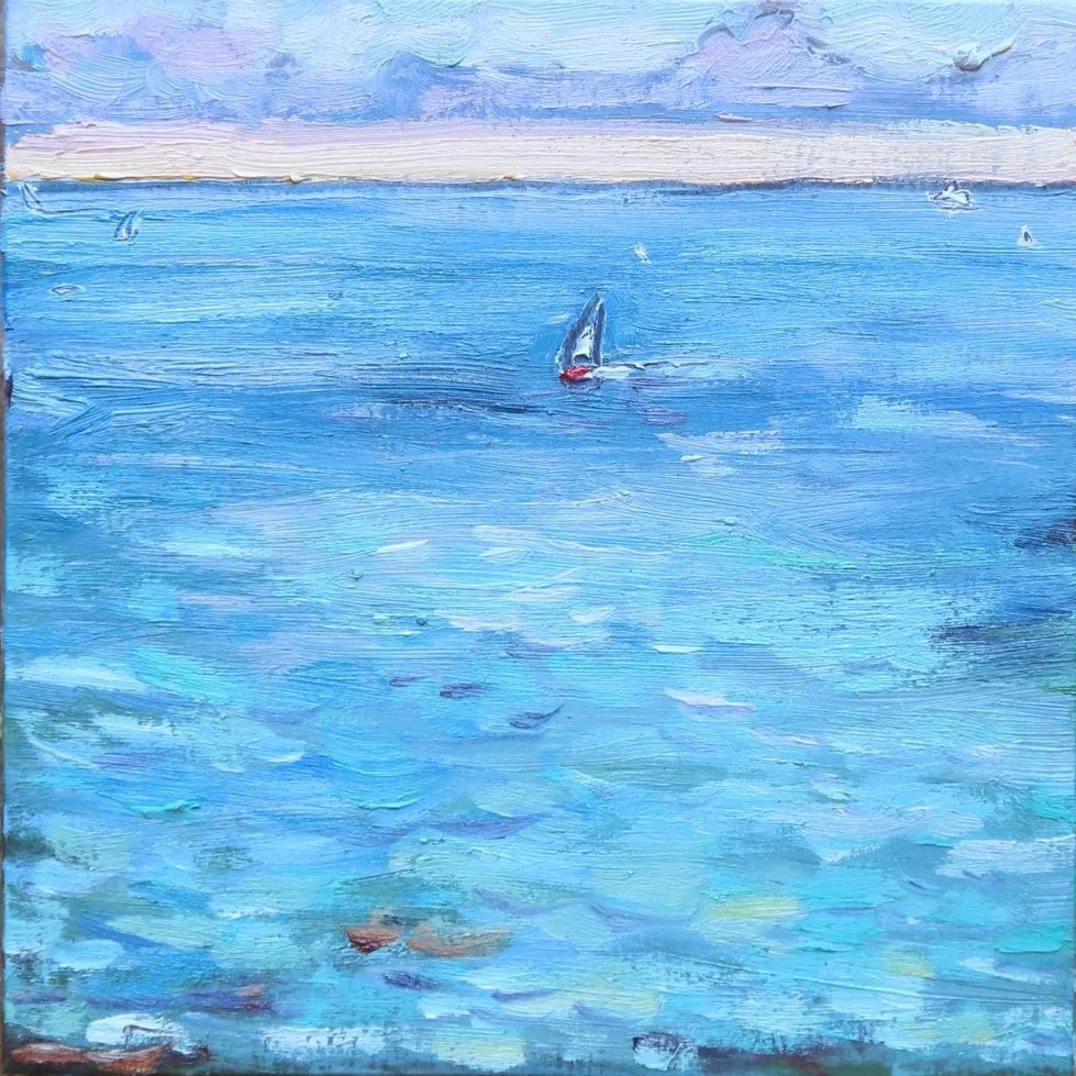 "Cabrillo Sail 1" - 4 x 4"