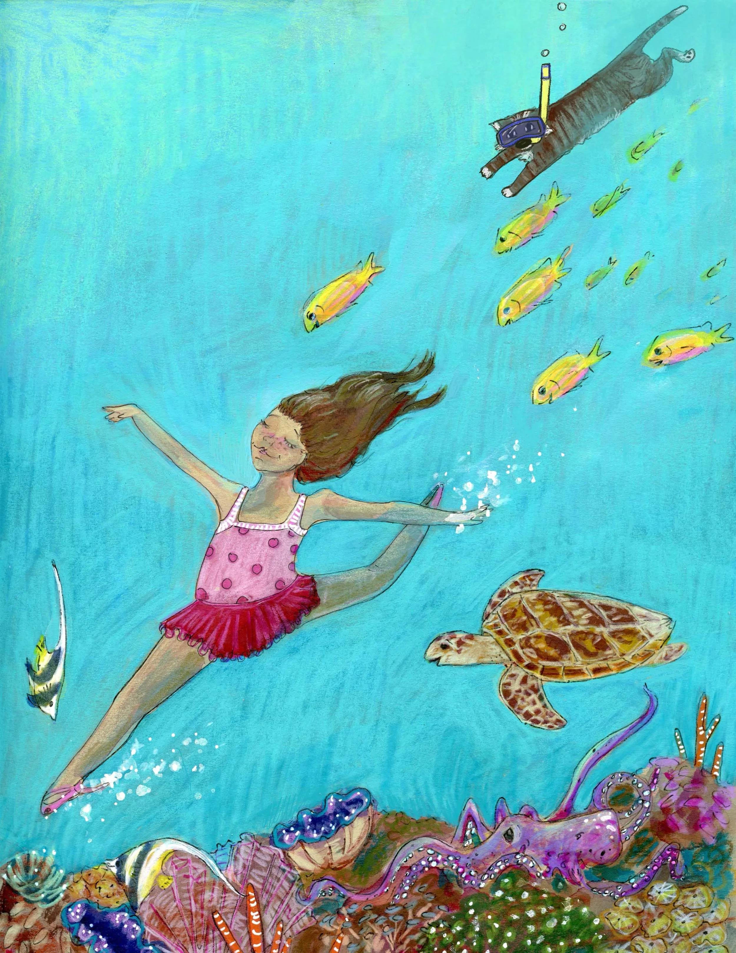 "Under the Sea" Giclée Signed Print