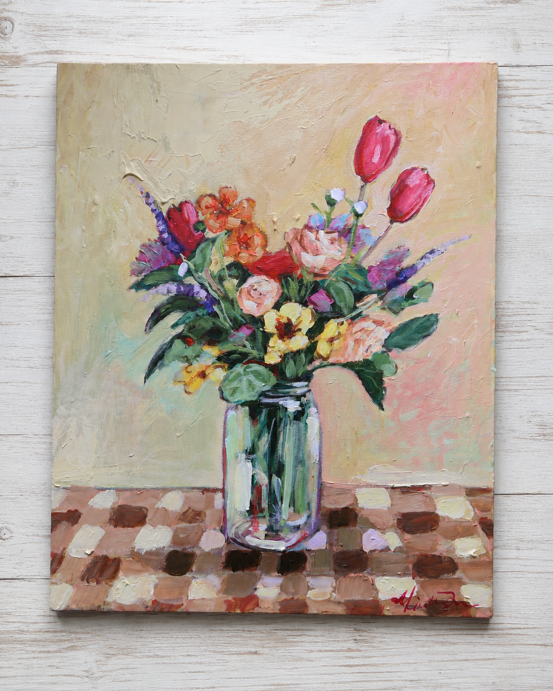 "Summer Blooms in a Jar"