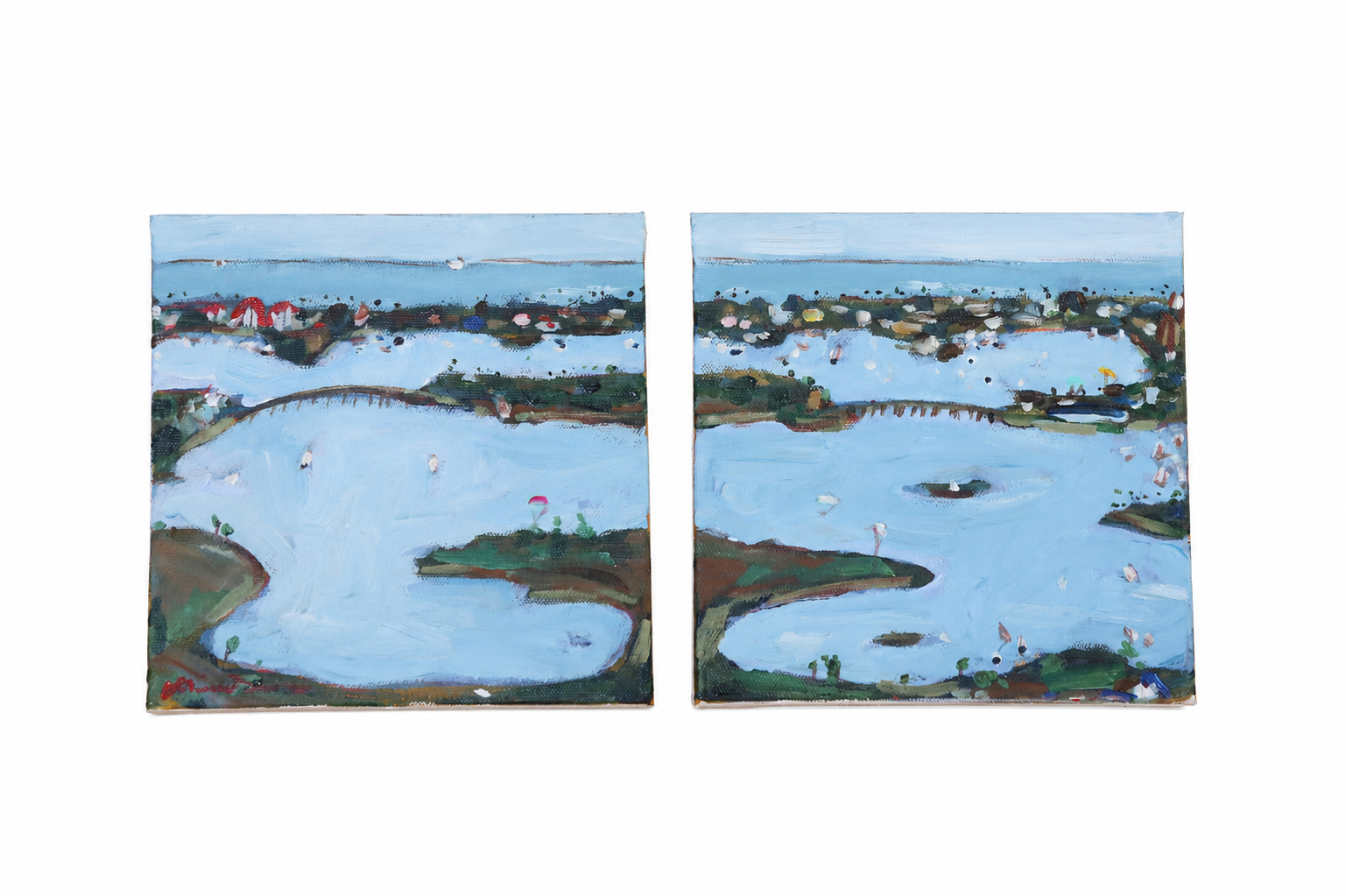 "Bay Park at Dawn"