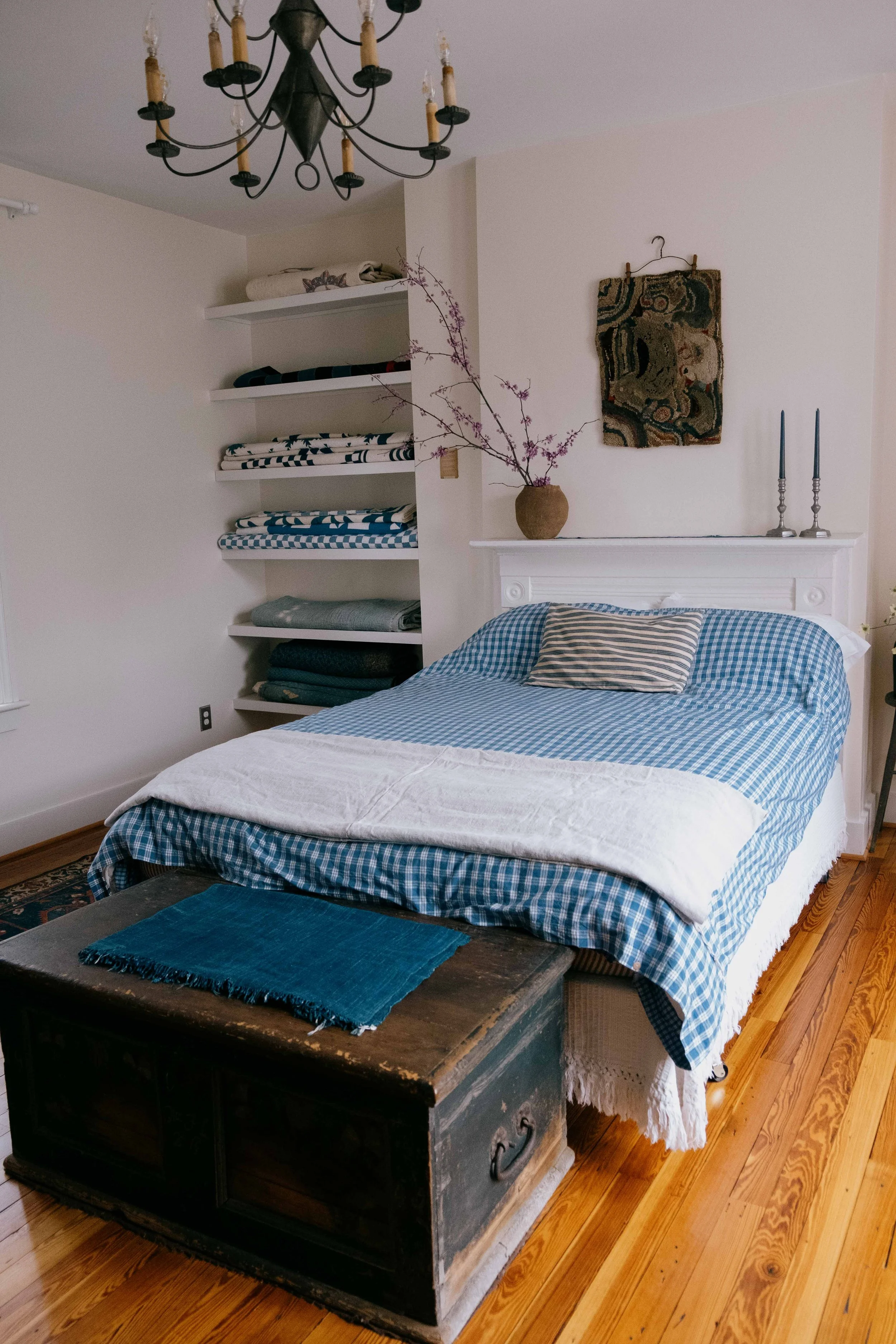 Blue Homespun Duvet