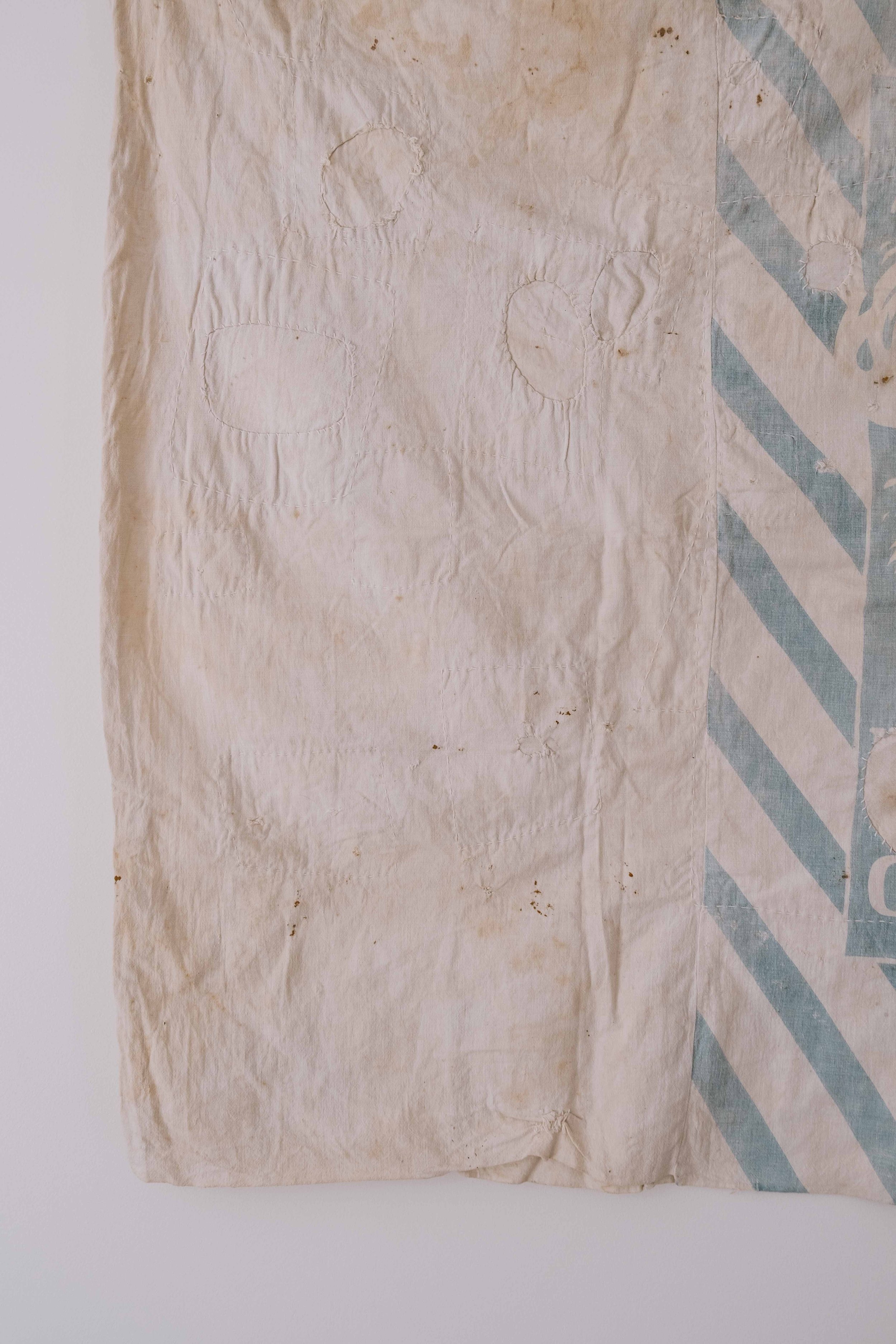 1930s Mended Feedsack