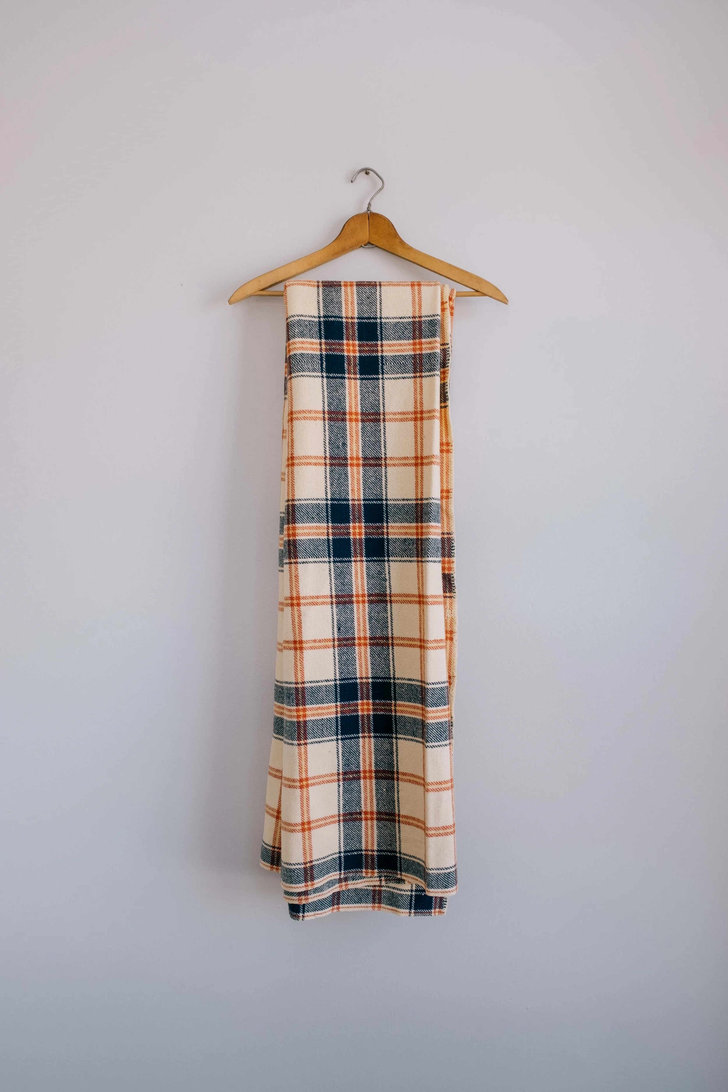 Americana Plaid Early Wool Blanket