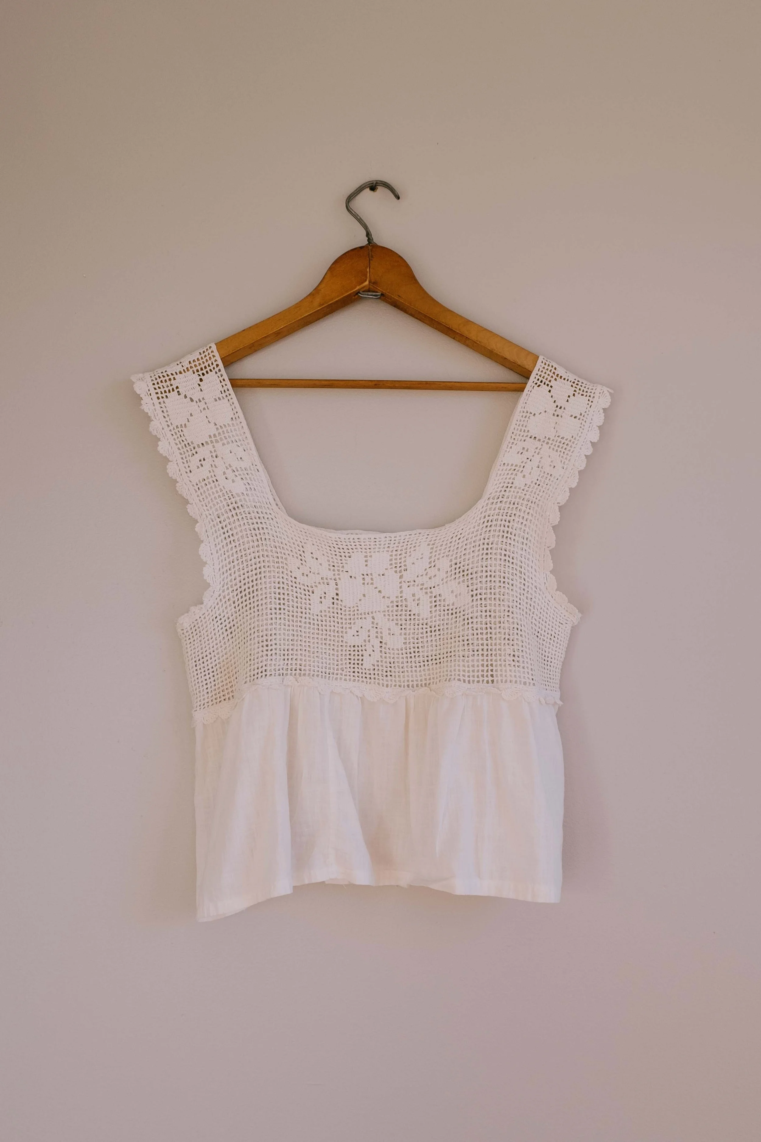 Edwardian Corset Cover With Pansy Yoke