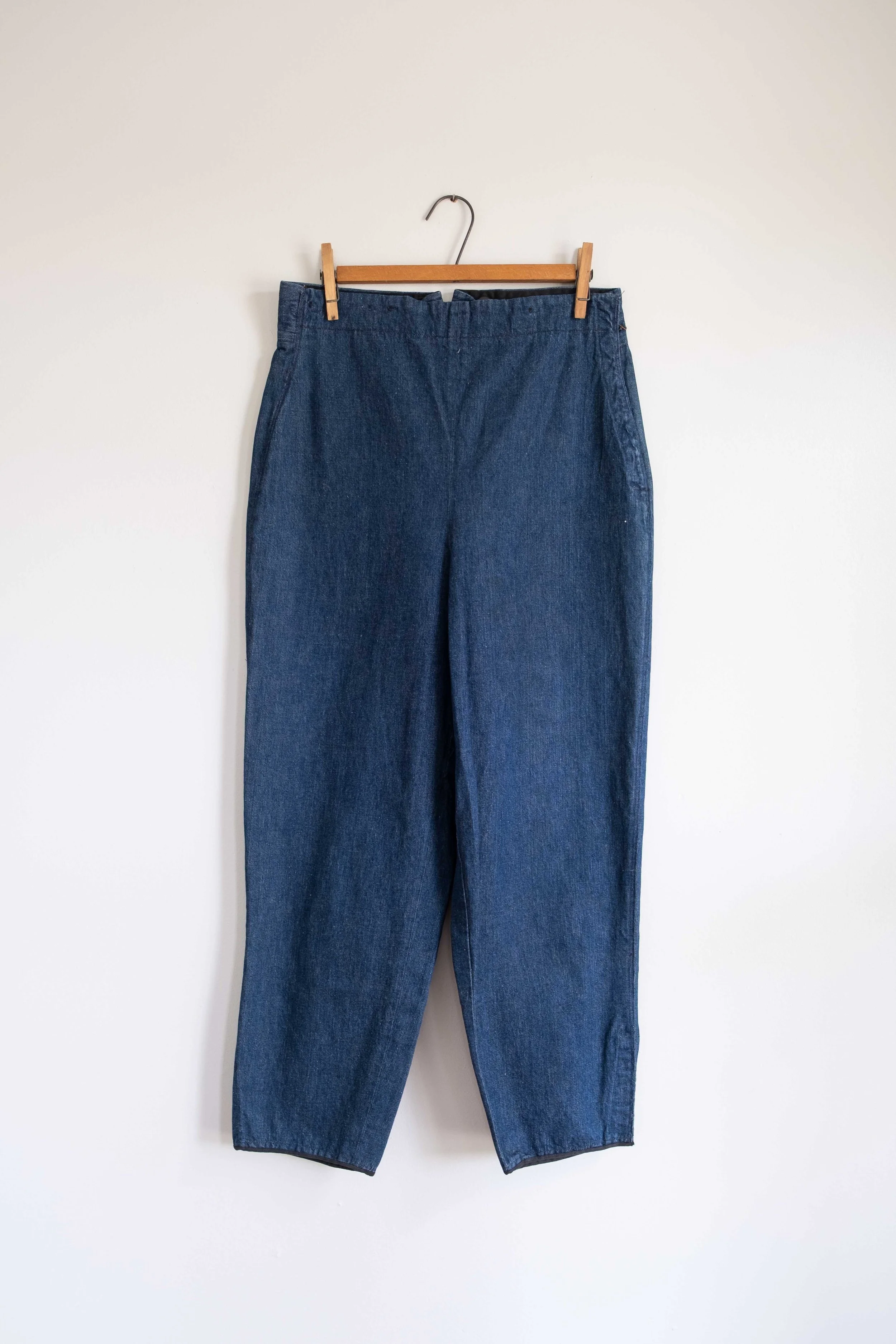 1940s Side Hook & Eye Jeans- 31" Waist