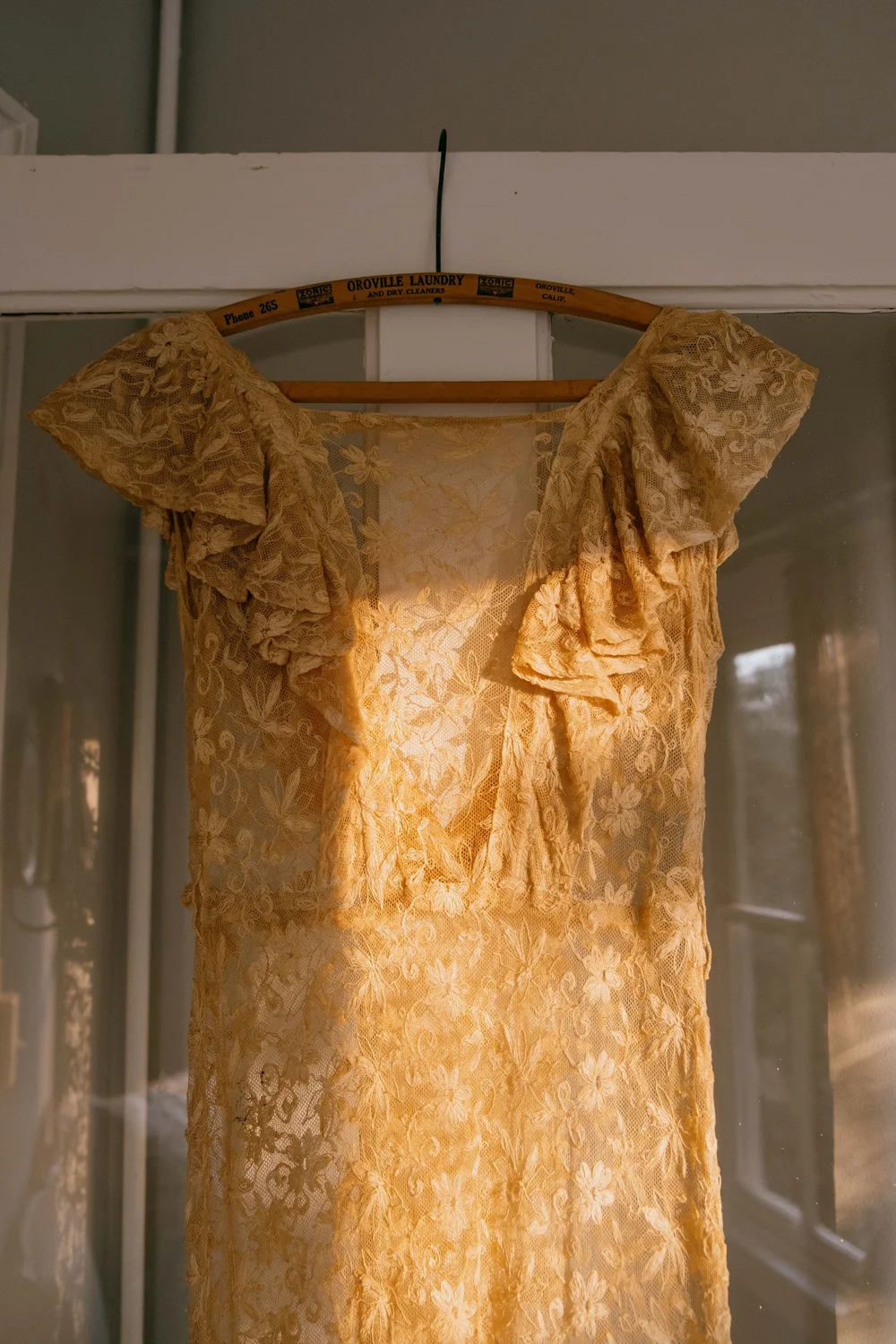 Edwardian Lace Evening Dress  F O L K L I N G