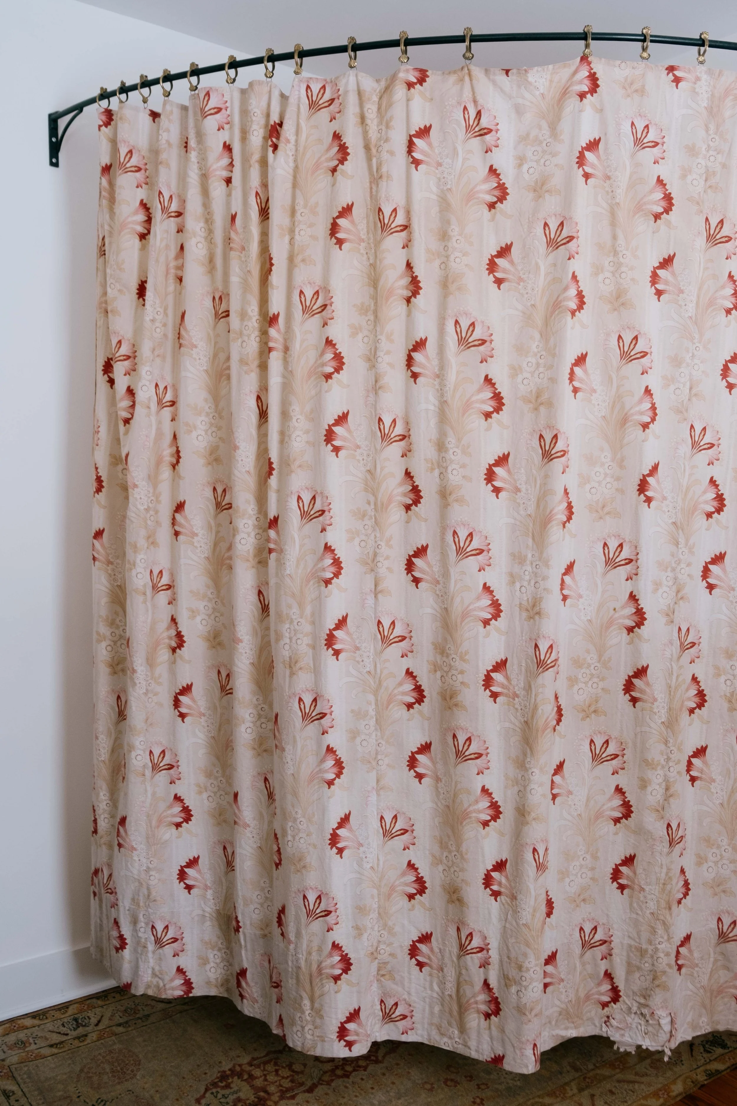 1890s French Art Nouveau Curtain