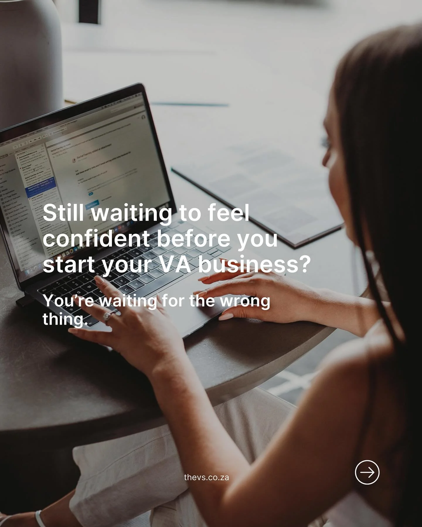 Still waiting to feel confident before you start your VA business?
You&rsquo;re waiting for the wrong thing.

Confidence doesn&rsquo;t come first - clarity does.

When you know what you&rsquo;re good at, what lights you up, and who actually needs you