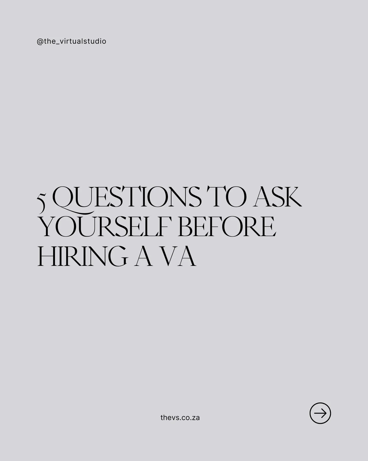 5 Questions to ask yourself before you hire a VA. Our clients answered them, and they didn&rsquo;t hold back. 👇

➡️ Did you know what you needed help with?
&ldquo;Sort of. I knew I was spending hours on things that wasn&rsquo;t growing my business, 