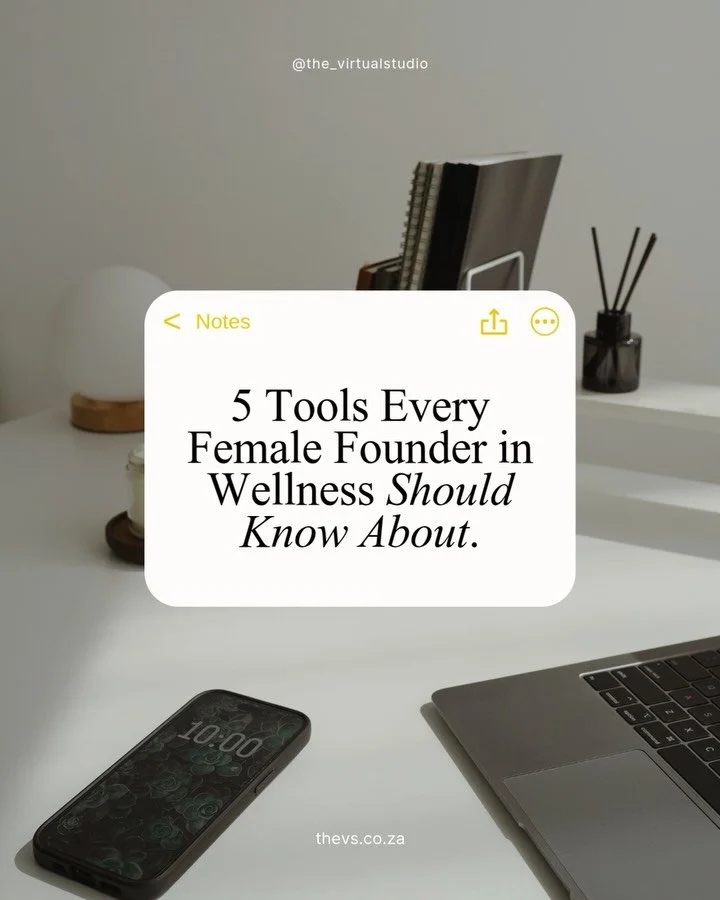 The right tools don&rsquo;t have to be complicated. These are the five we keep coming back to with the wellness founders we work with, simple, practical, and worth knowing about.

Save this for when you&rsquo;re ready to sort out the back end of your