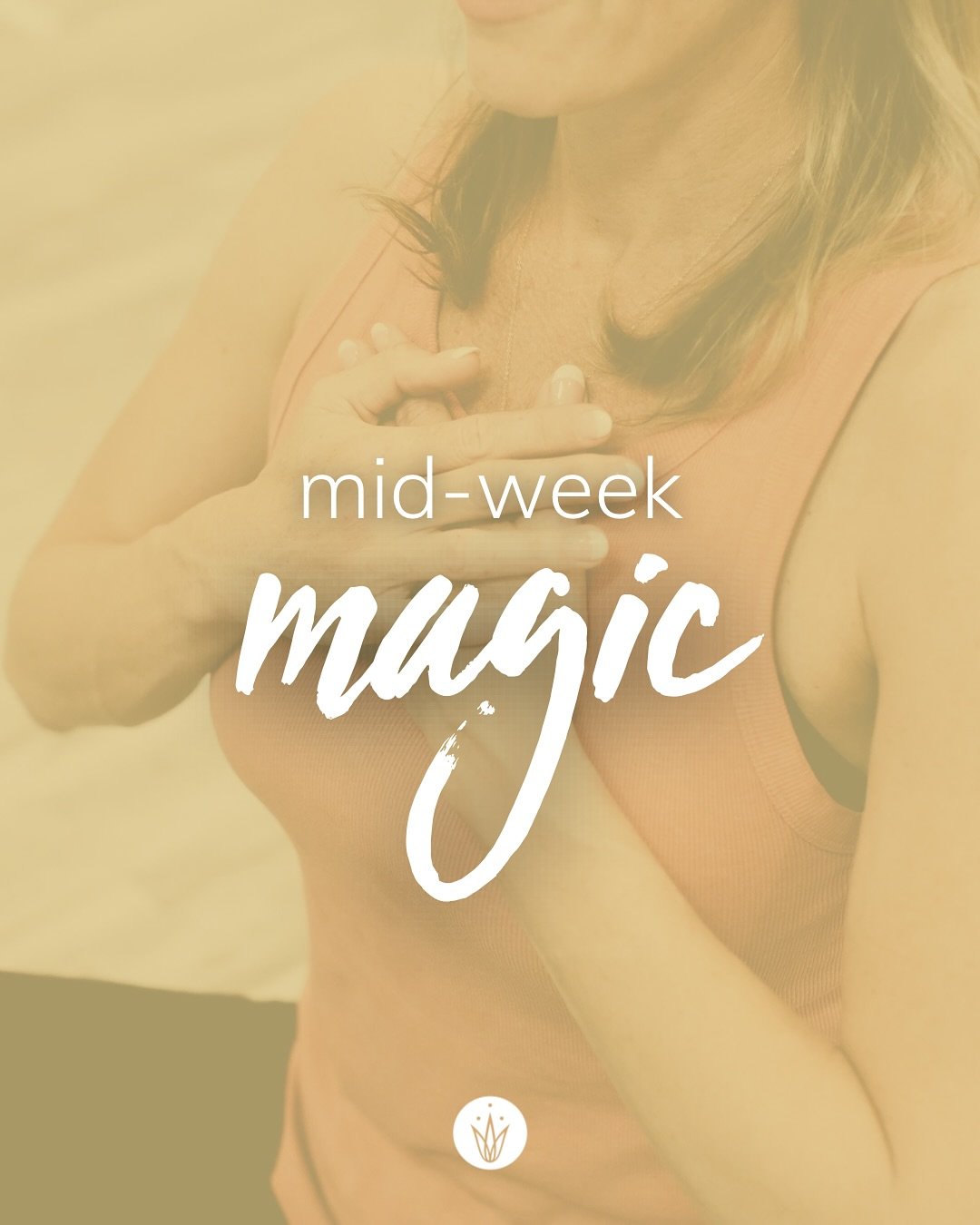 How do you feel by Wednesday night&mdash;frazzled? Stuck in your head? Craving a reset? 🤔 

Let us help you shift the energy! Join Rebekha Wolf every Wednesday night for a mid-week reset with two back-to-back offerings designed to ground, restore, a