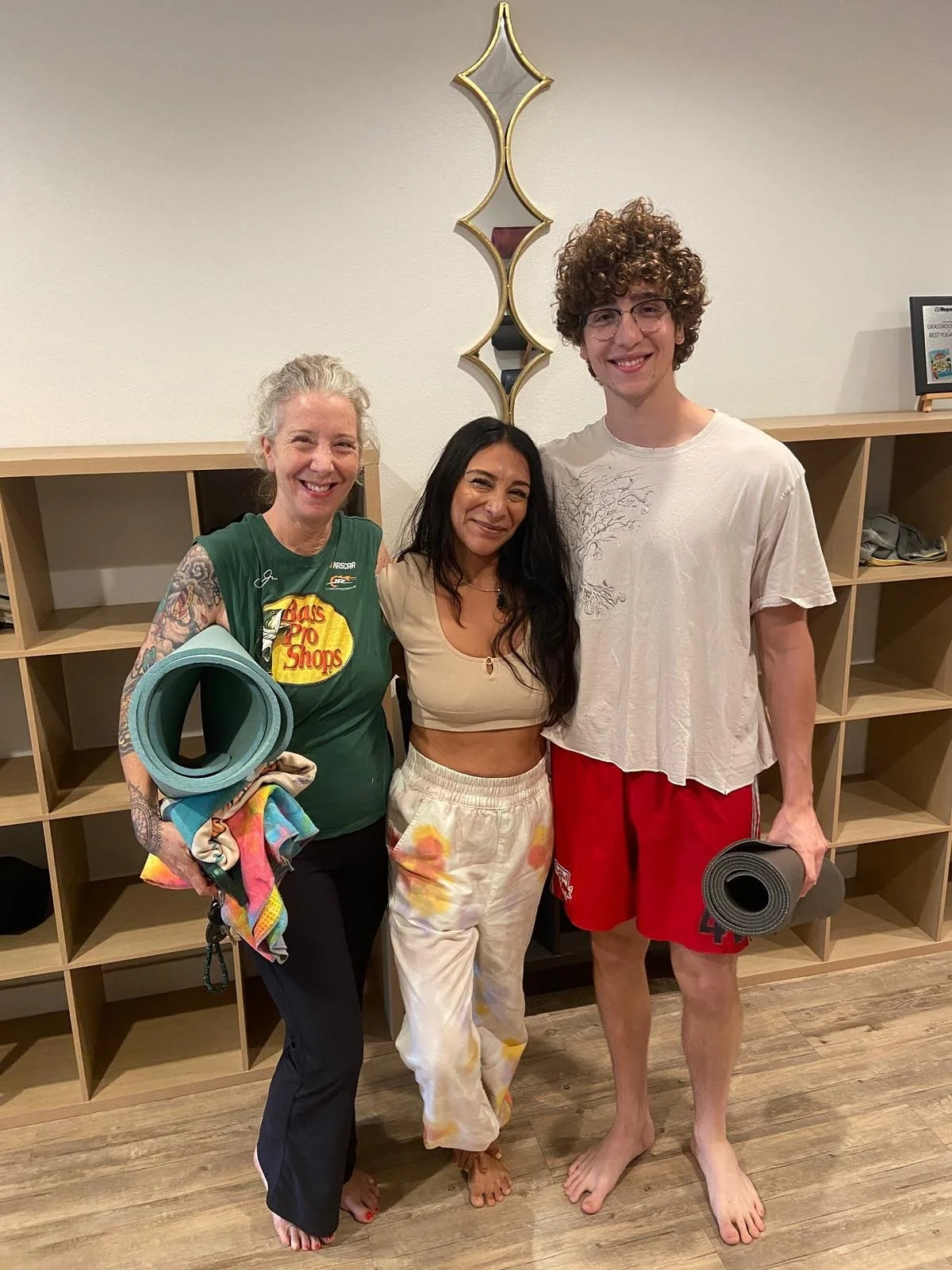 October might be spooky season, but it&rsquo;s also ✨Emotional Wellness Month✨ so here is visual proof that doing yoga with friends and family leads to smiles and willingness to have your picture taken 📸 😁

In all seriousness, a consistent yoga pra