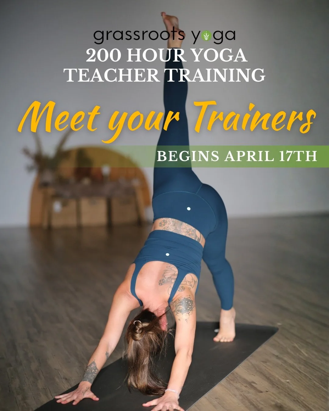 🌱Our 200-Hour Yoga Teacher Training begins April 17th. 

Swipe to meet the incredible trainers who will be guiding this journey, with over 160 combined years of teaching experience within this YTT team.

Over the course of the training you&rsquo;ll 