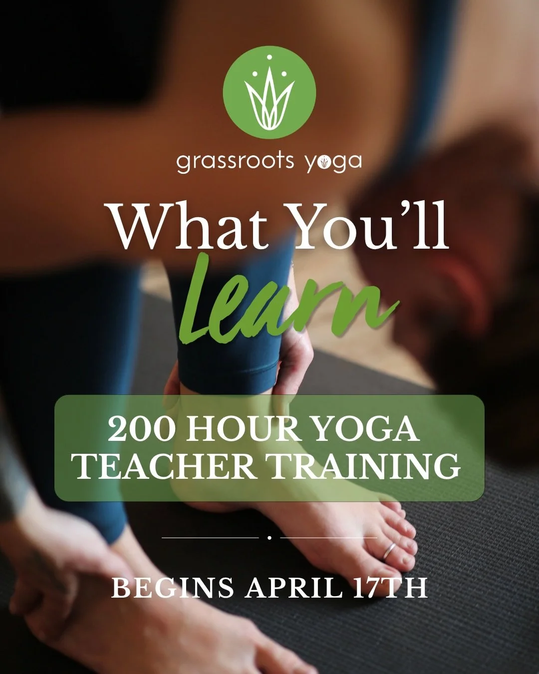 If this has been on your heart&hellip; don&rsquo;t wait.

A deeper understanding of your body. 
The confidence to lead. 
A community that supports you every step of the way.

Our 200-Hour Yoga Teacher Training begins April 17th and only 4 spots remai