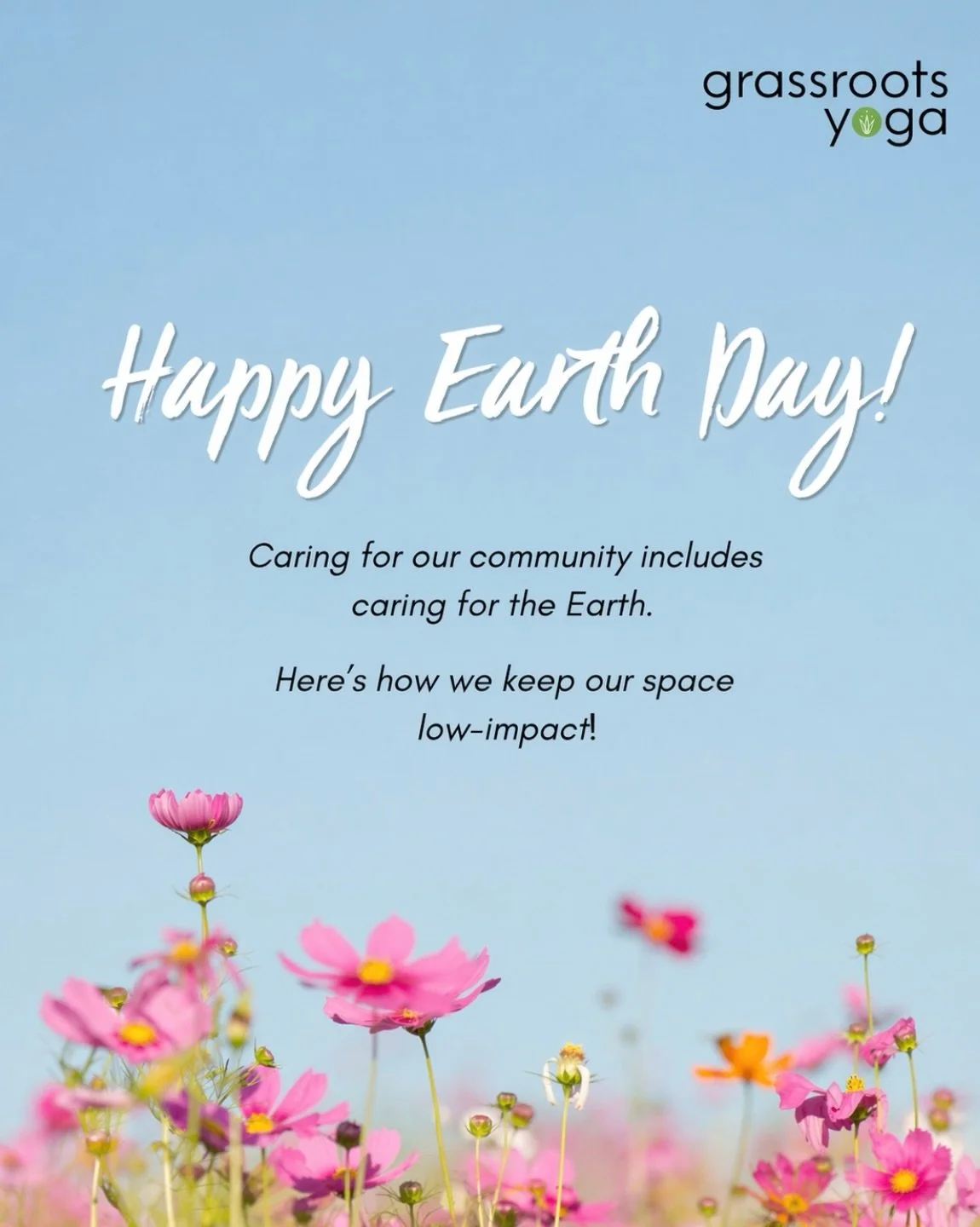 🌍Earth Day, but part of our everyday!

At Grassroots, caring for our community includes caring for the space we share and the planet we&rsquo;re part of.

From reducing waste to using simple, earth-friendly ingredients in our cleaning products, we&r