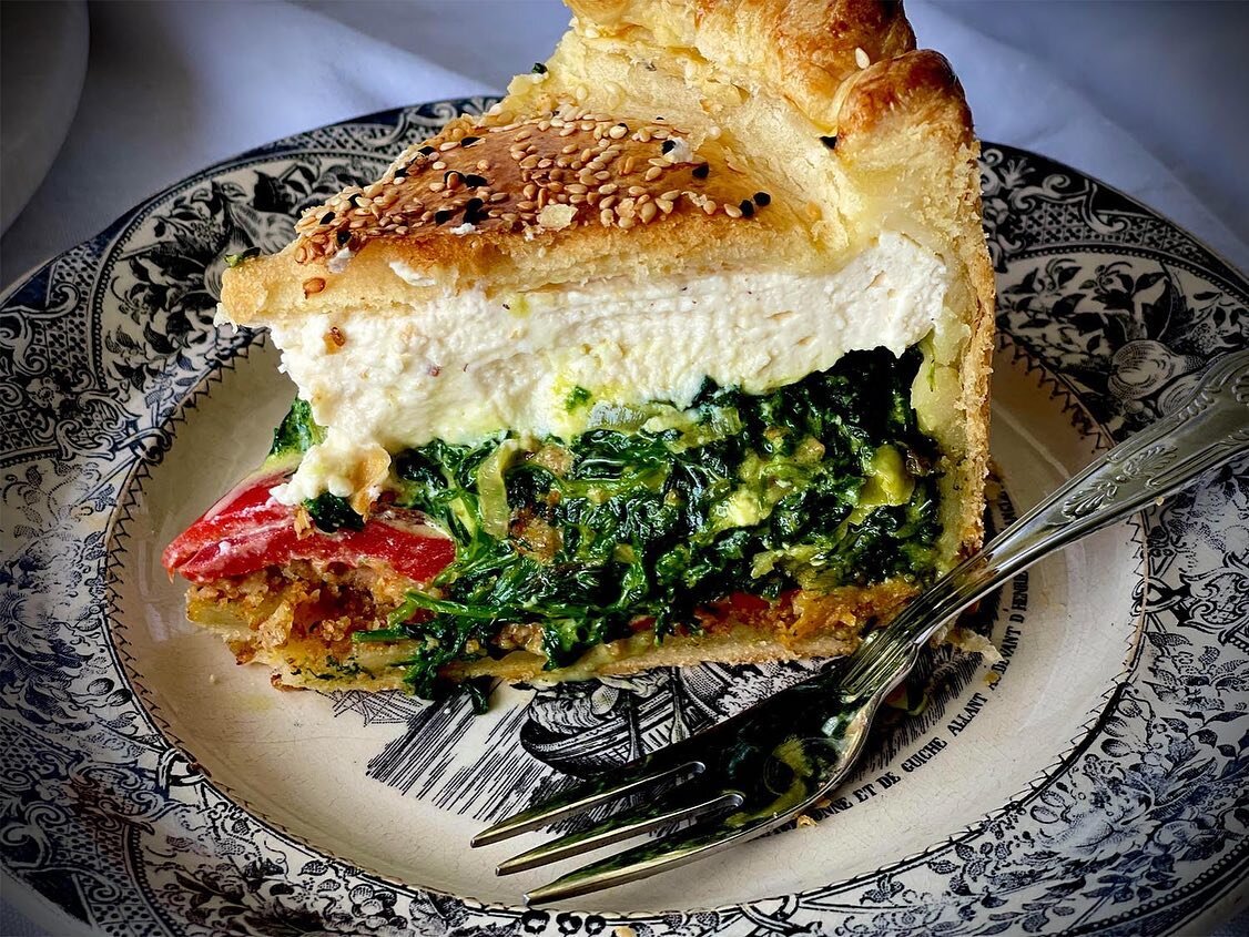 As everyone is making coronation quiches this weekend, we wanted to contribute with our own unique picnic-friendly recipe. And what a celebration of colours and flavours have we created! 

This pie is sure to fascinate and satisfy all tastebuds with 