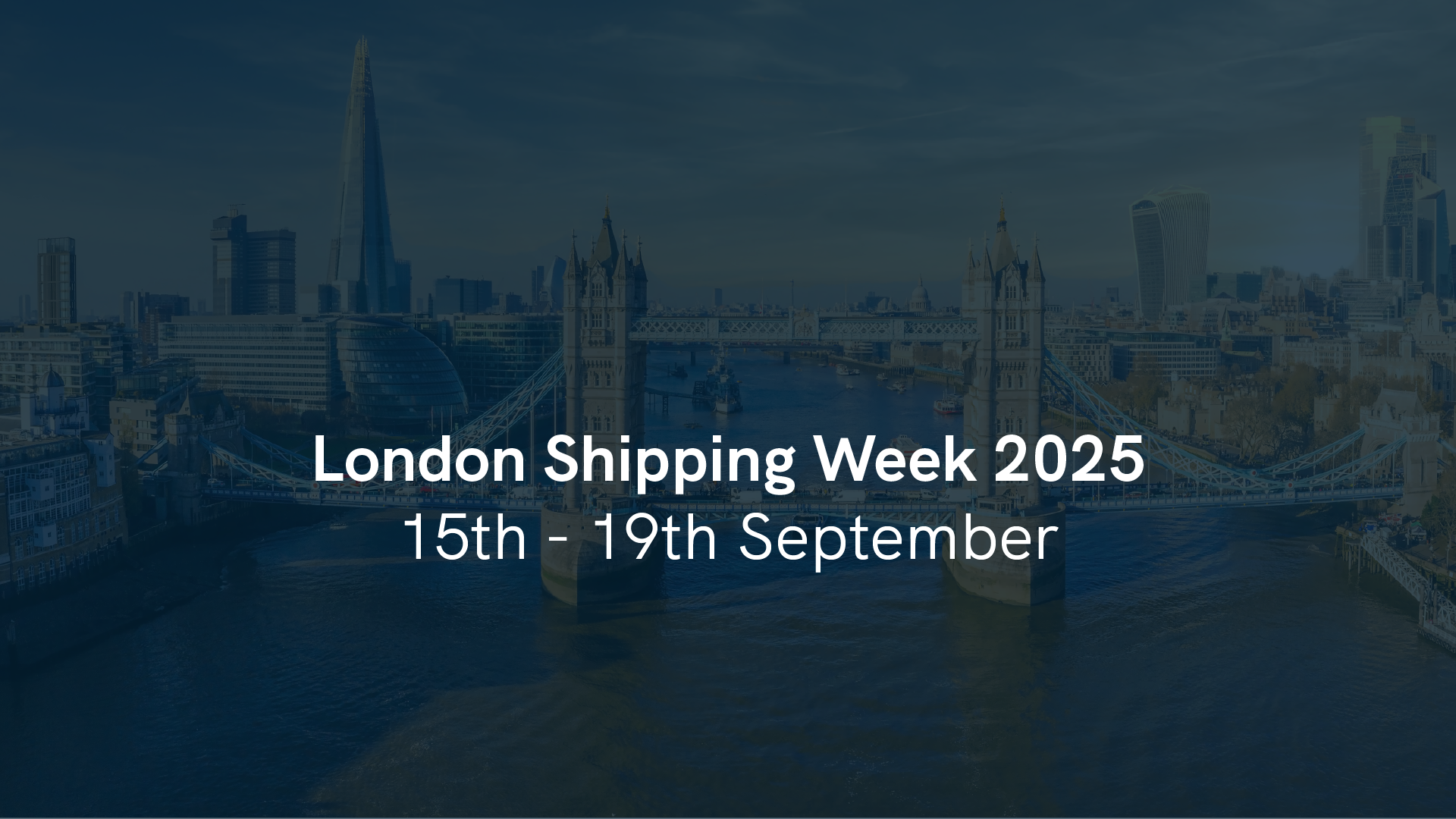 London Shipping Week 2025