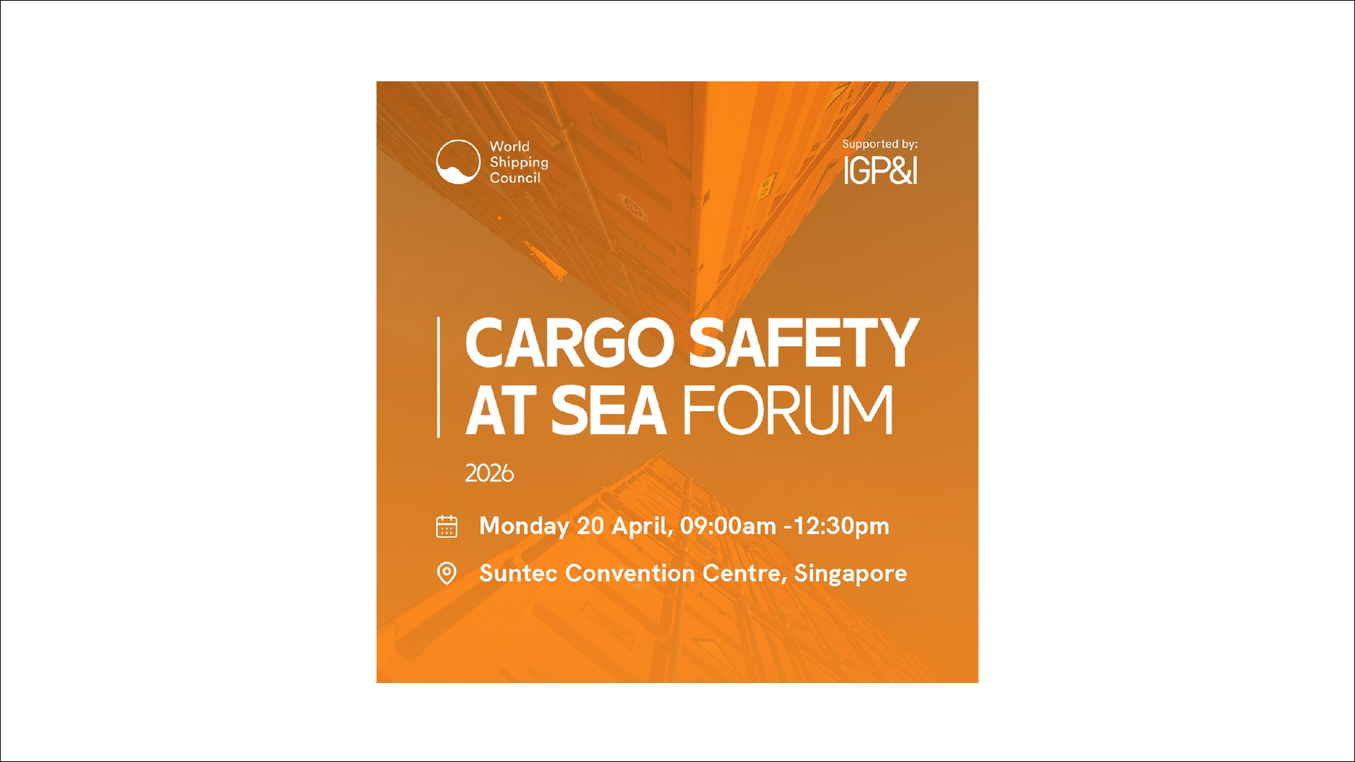 Cargo Safety at Sea Forum 2026