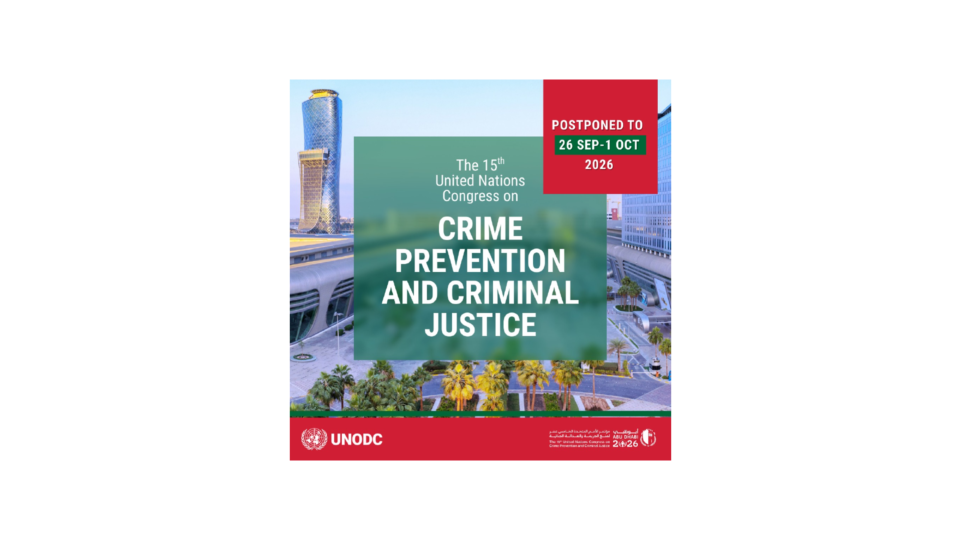 The 15th United Nations Congress on Crime Prevention and Criminal Justice 2026