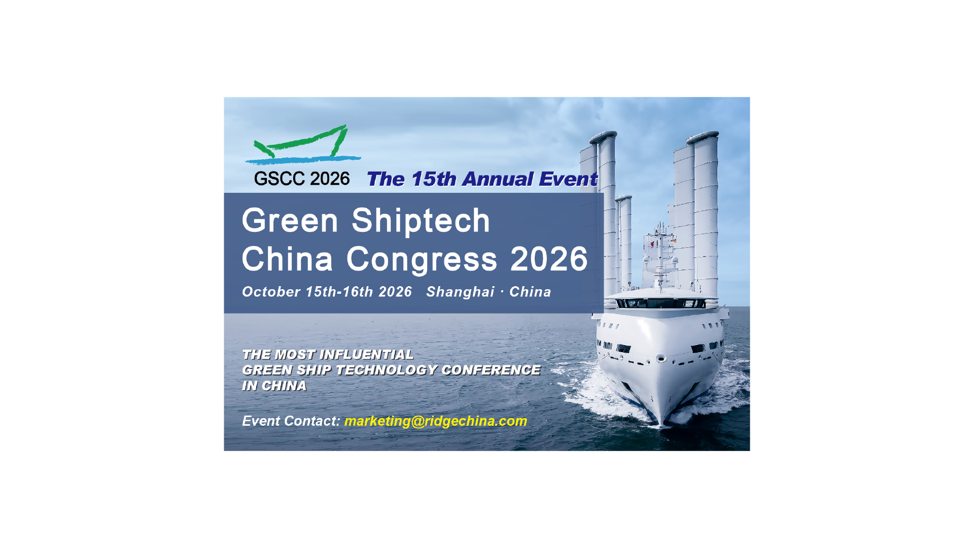 15th Annual Green Shiptech China Congress 2026 