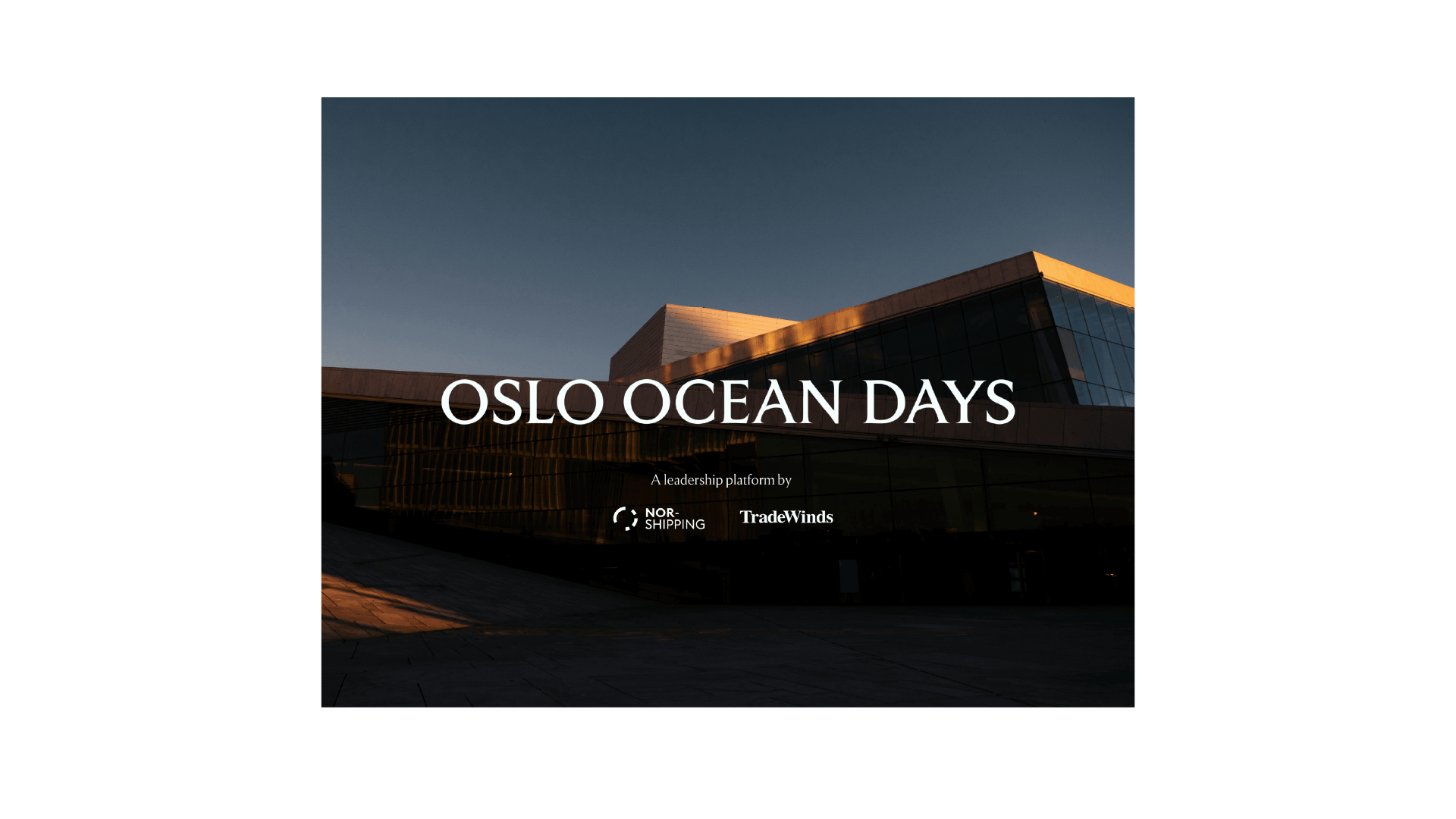 Oslo Ocean Days 2026