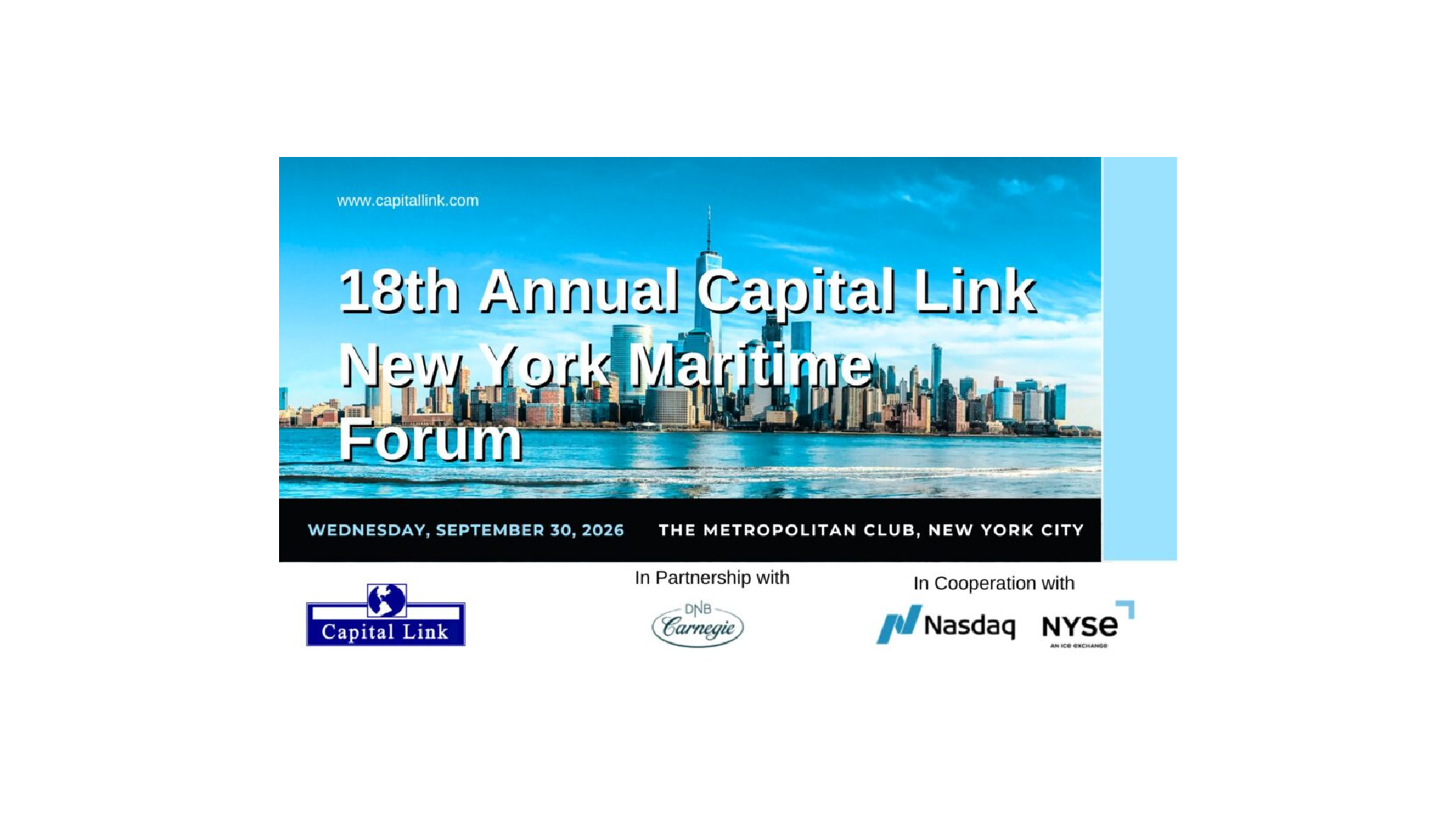 18th Annual Capital Link New York Maritime Forum
