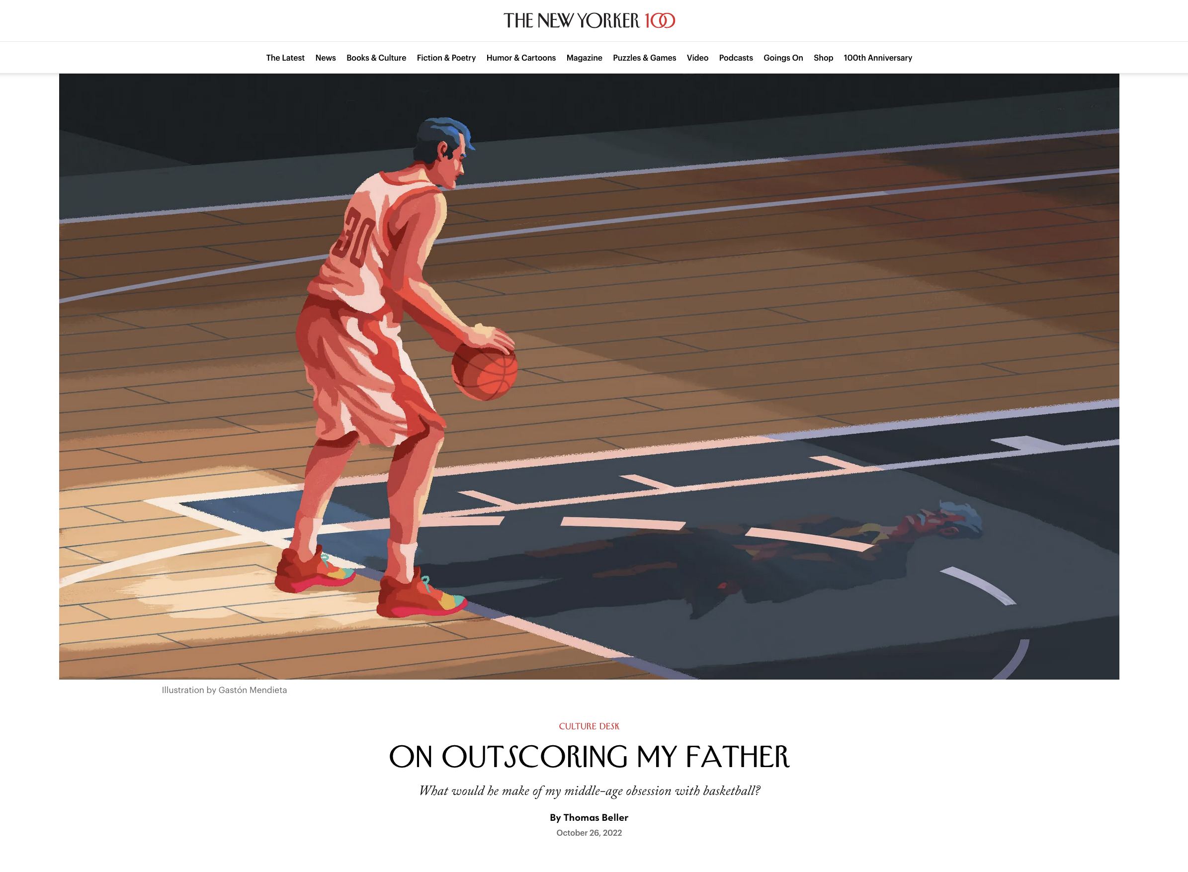 On Outscoring my Father - The New Yorker