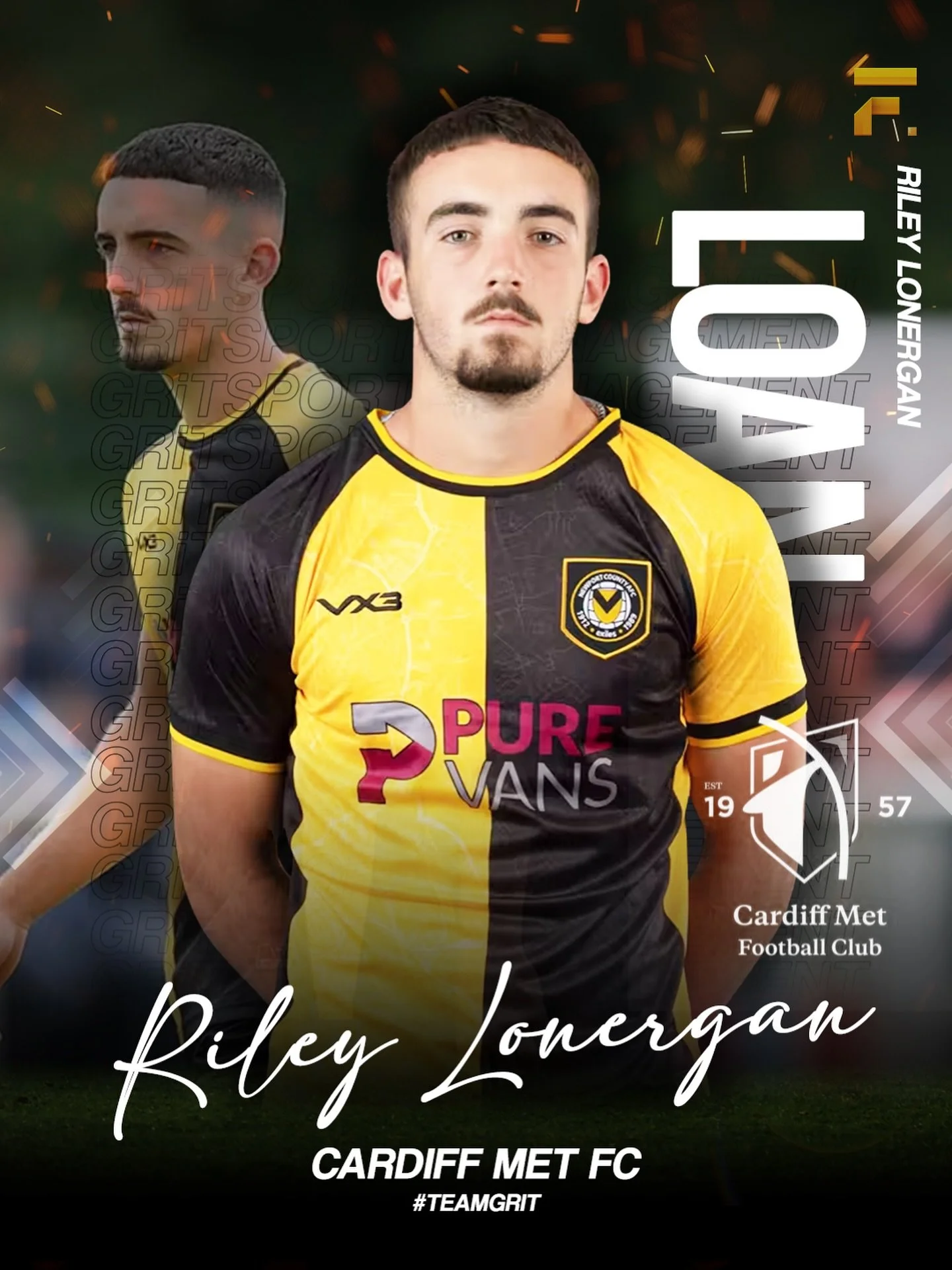 RILEY SIGNS ✍🏻
A fantastic move for @riley_lonergan_ as he goes on loan to the @cymruleagues & @cardiffmetfc 
#rileylonergan #cardiffmet #newportcounty #soccer #football #herewego #loan #TeamGRiT #guidinggreatness #GRiTFootball