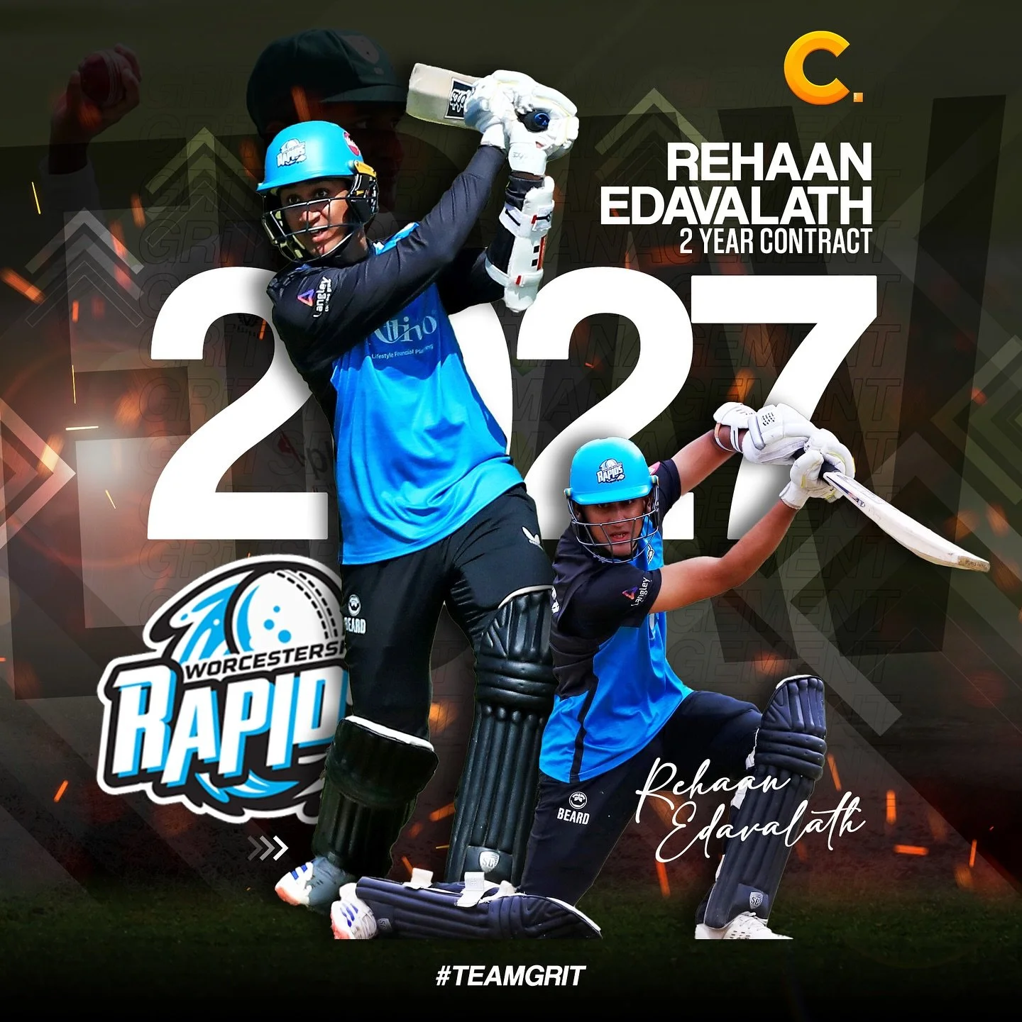 REHAAN SIGNS ✍🏻
Another exciting 2 years for Rahaan, as he signs until 2027
#rehaanedavalath #teamGRiT #Guidinggreatness #GRiTCricket #cricket #razor #worcestershire