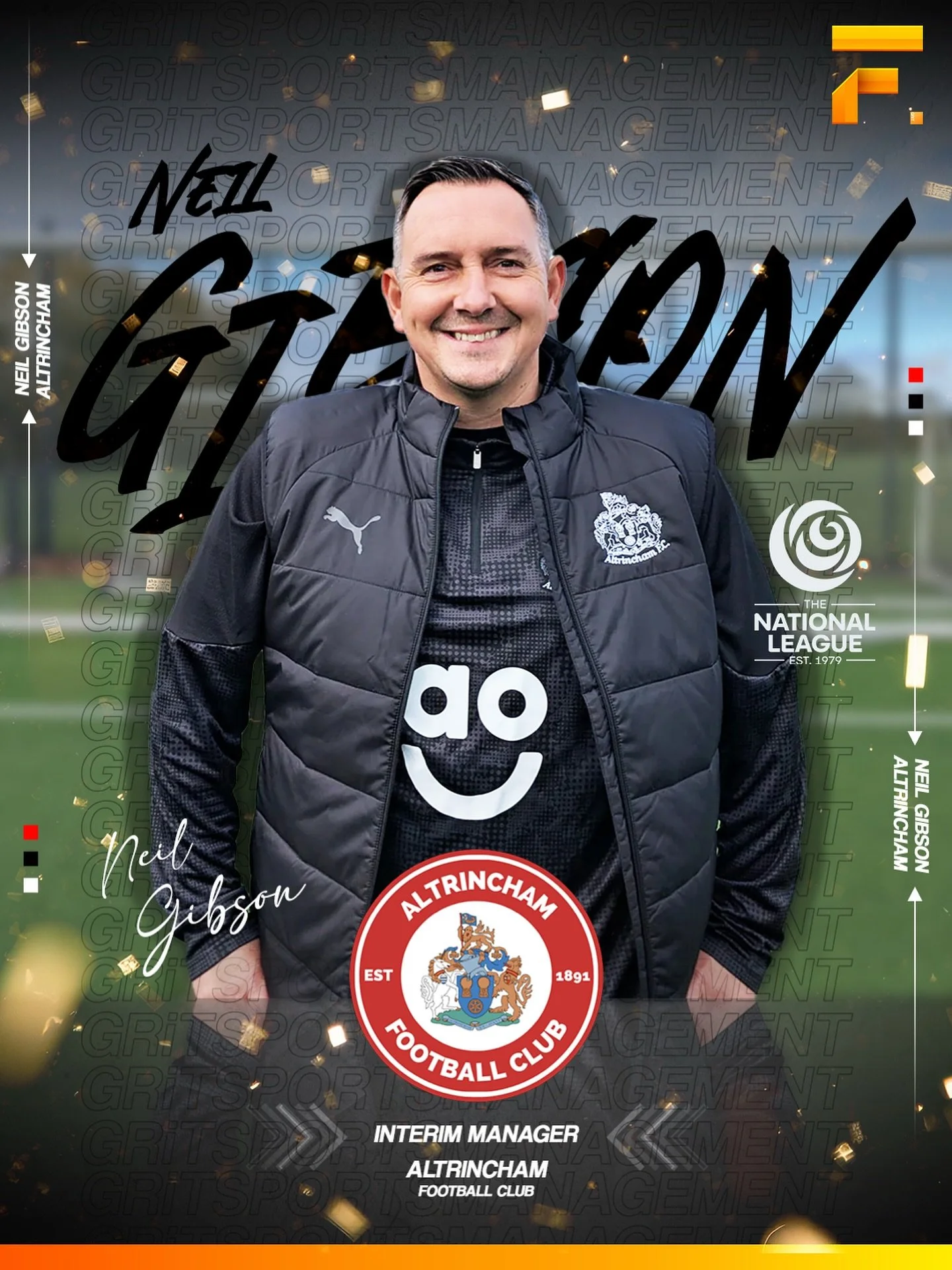 NEIL GIBSON 🤝🏻⚽️
Love to see to see Neil Gibson take over as the new interim @altrinchamfc First Team Manager with Lee Jones joining as assistant. Good luck, roll on the weekend! 
#neilgibson #leejones #manager #assistant #soccer #football #manag