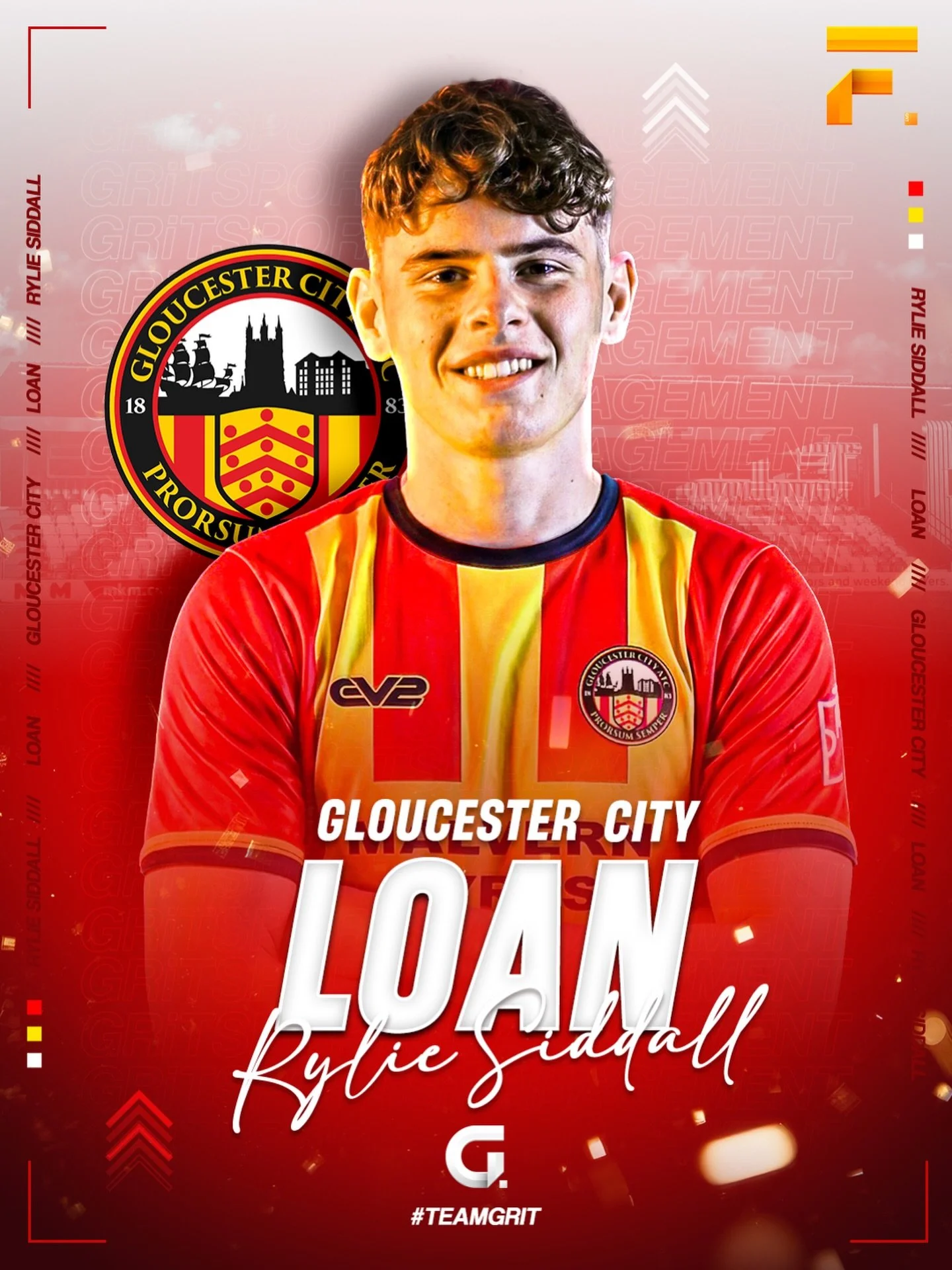 RYLIE SIDDALL 🔴🟠⚪️

@gloucestercityafc welcome @ryliesiddall06 on a months loan 🫱🏻&zwj;🫲🏼🫱🏻&zwj;🫲🏼🫱🏻&zwj;🫲🏼

#ryliesiddall #gloucestercity #loandeal