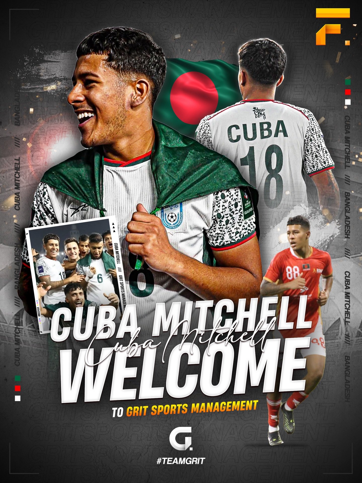 CUBA MITCHELL X GRiT ⚽️💥

Here we go! @cubamitchell._ Welcome to TeamGRiT 🫱🏻&zwj;🫲🏼

#cubamitchell #soccer #welcometogrit