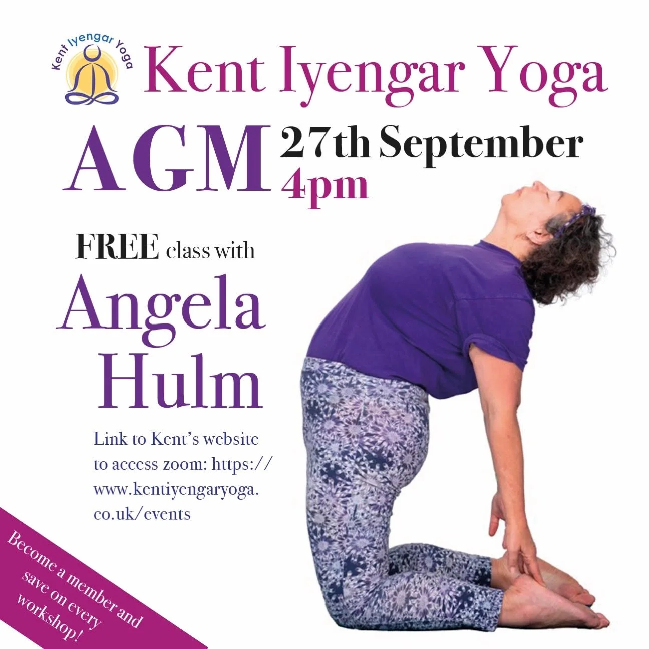 AGM &amp; free class with Angela Hulm