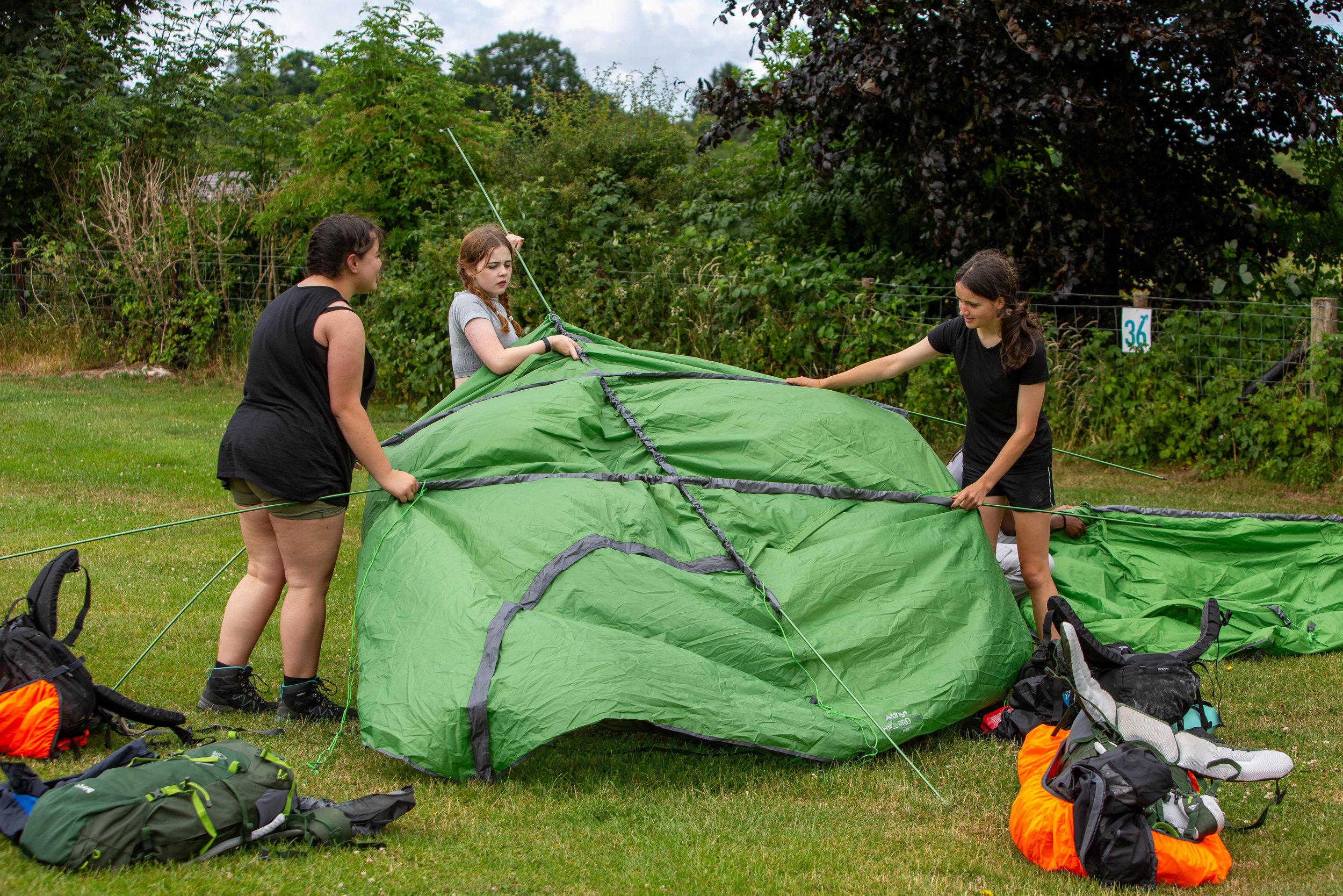 DofE with schools at Park Bryn Bach Tents.jpg