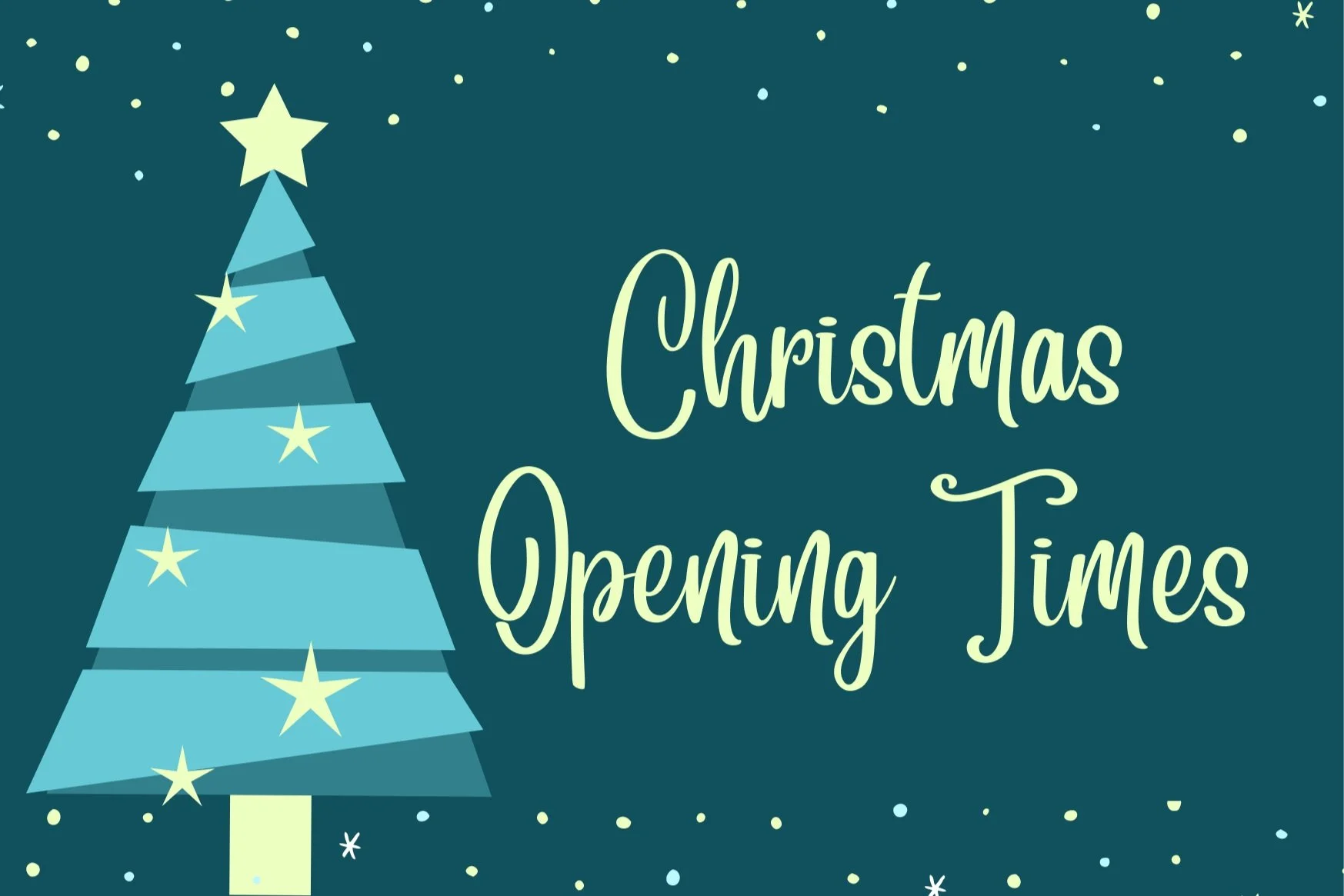 Christmas Opening Times