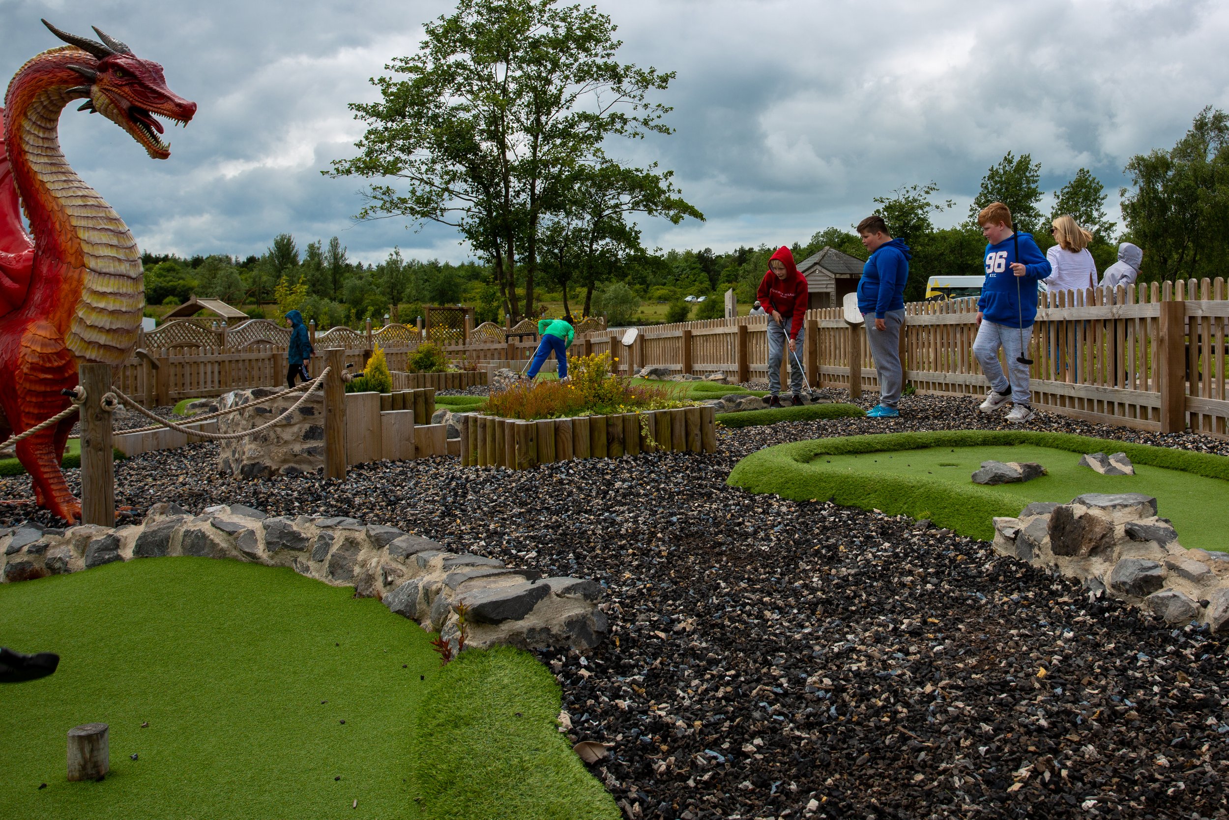 Children playing crazy golf at PBB (7).jpg