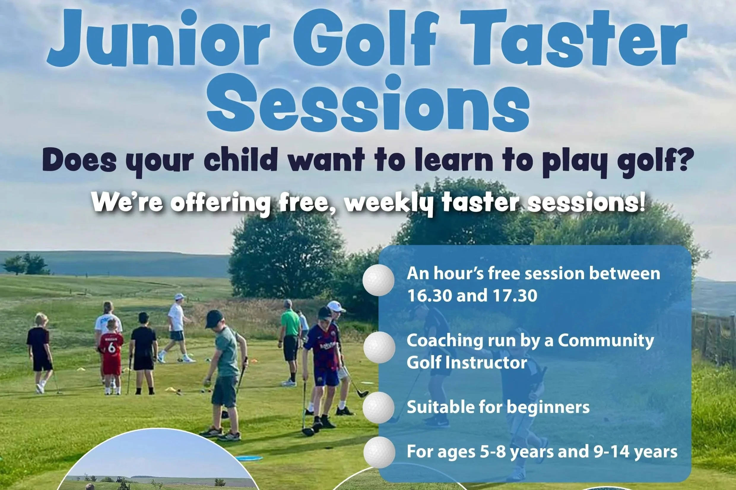 Golf Taster Session for Ages 9-14