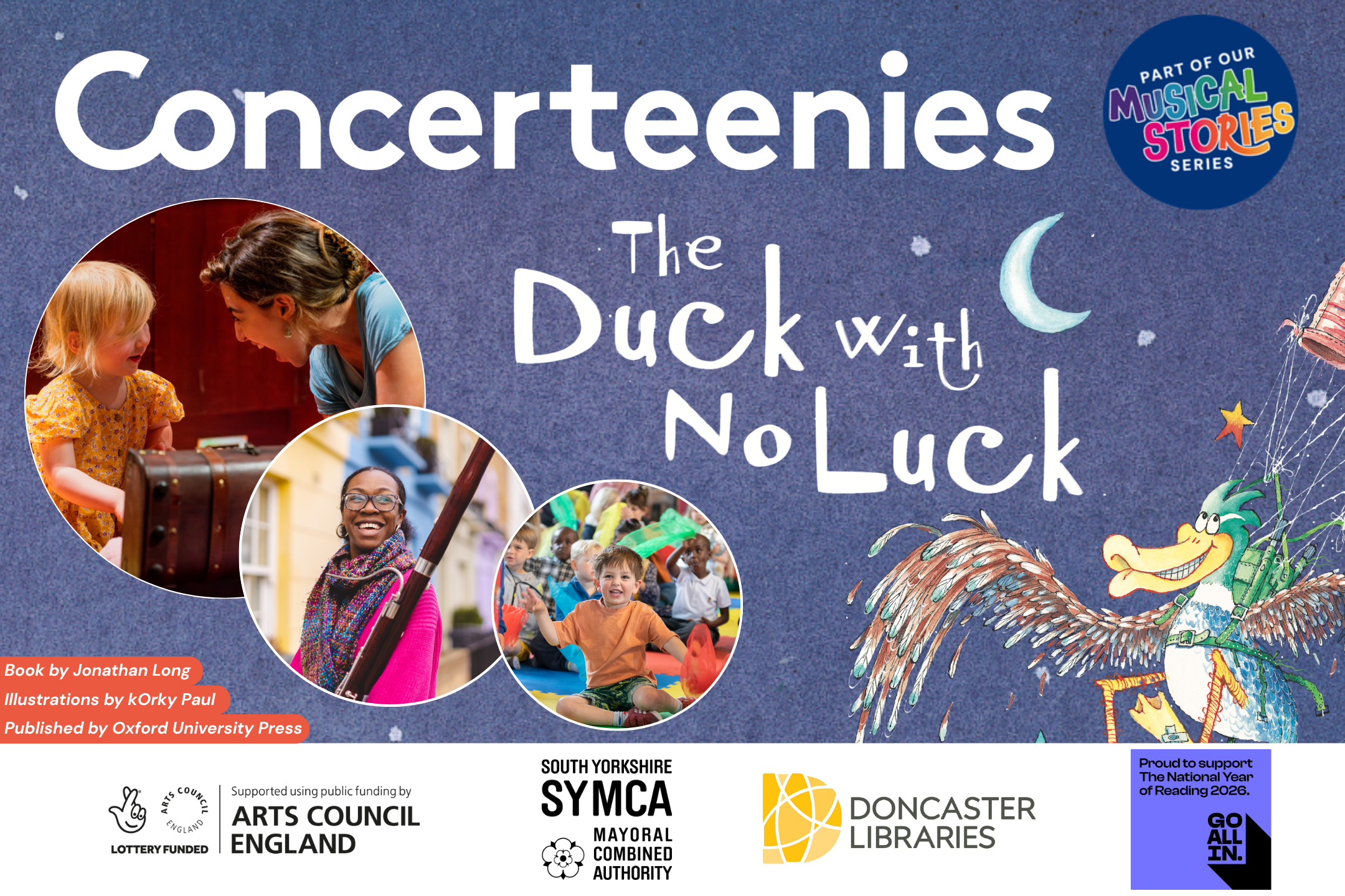 Musical Stories | The Duck with No Luck Doncaster Tour