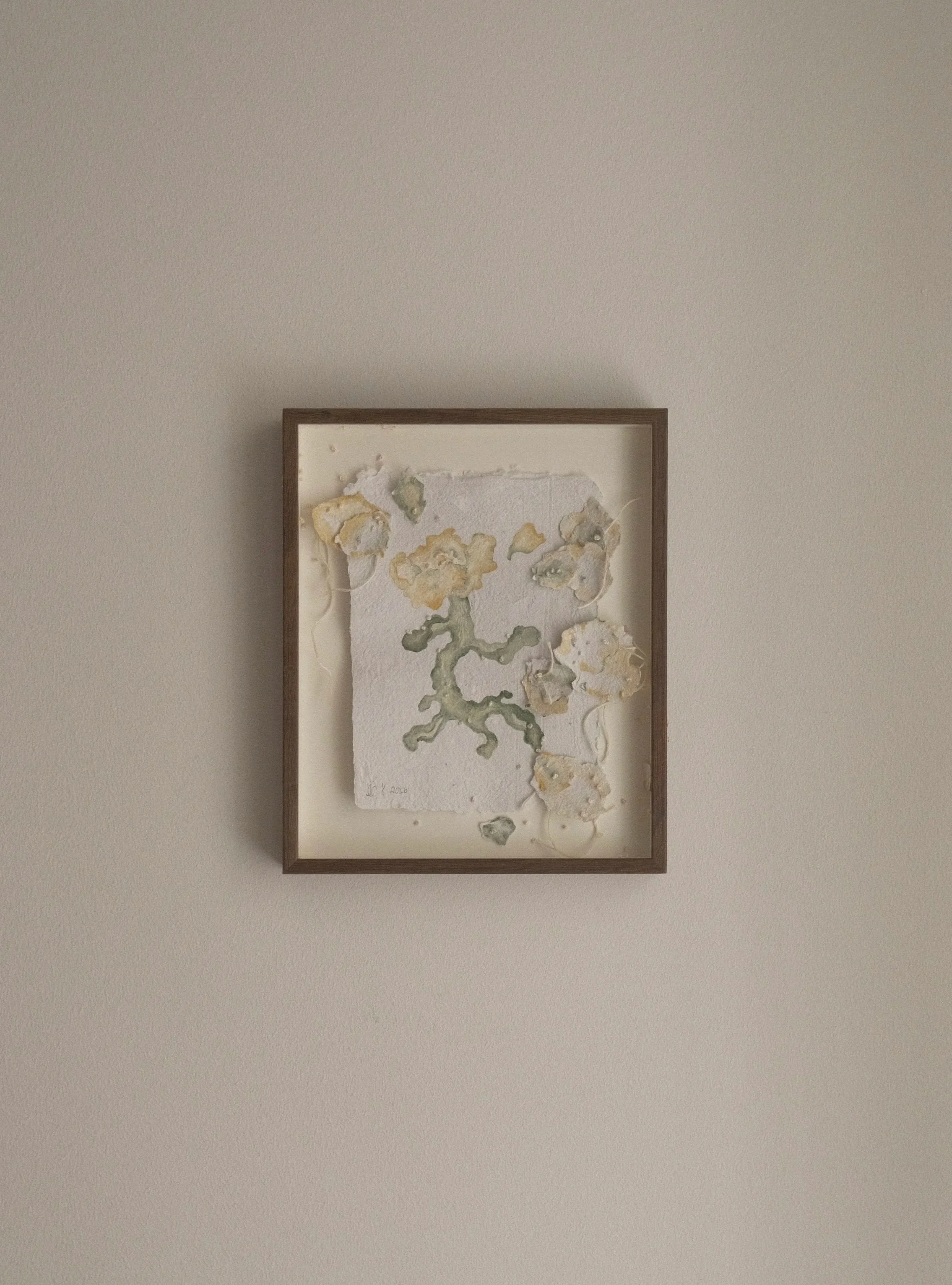 "Held inner feeling flower" (sold)