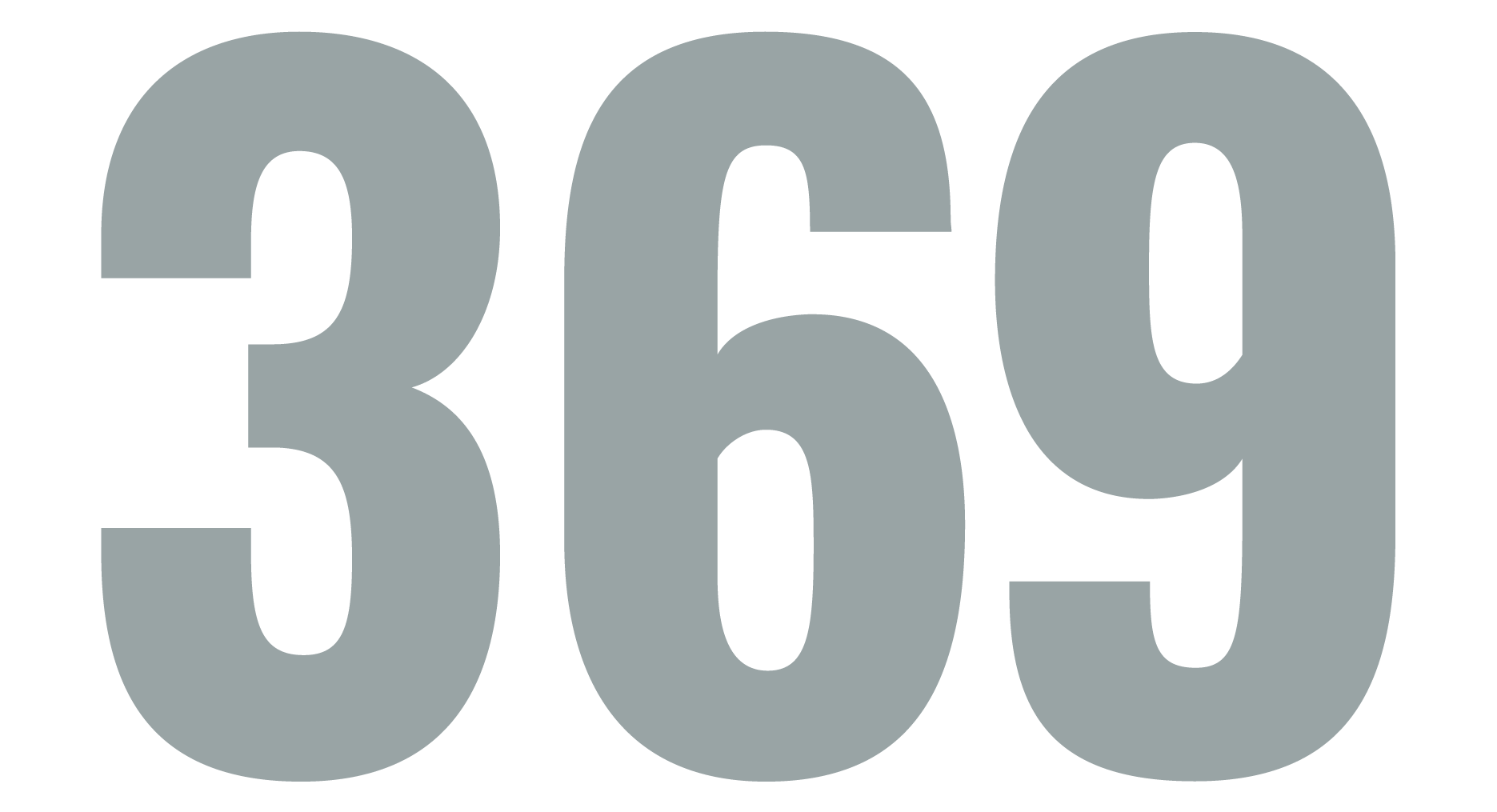 The number 360 in bold black font.