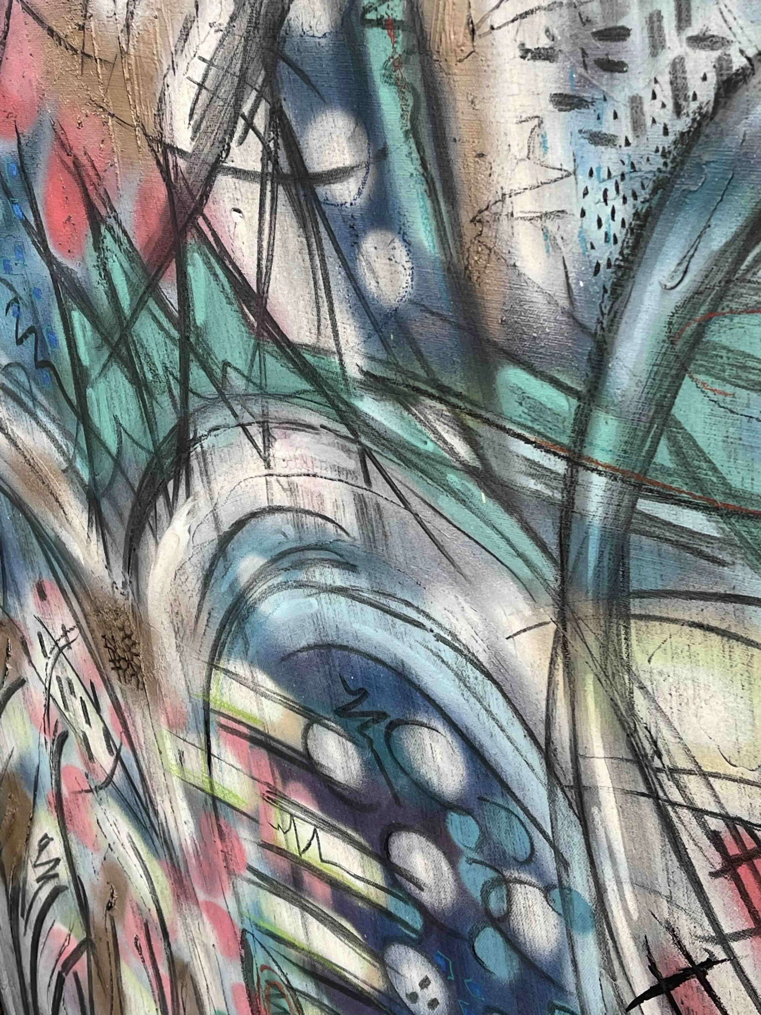 seventh circle Charles Pedone original art jungle out there 2.jpeg