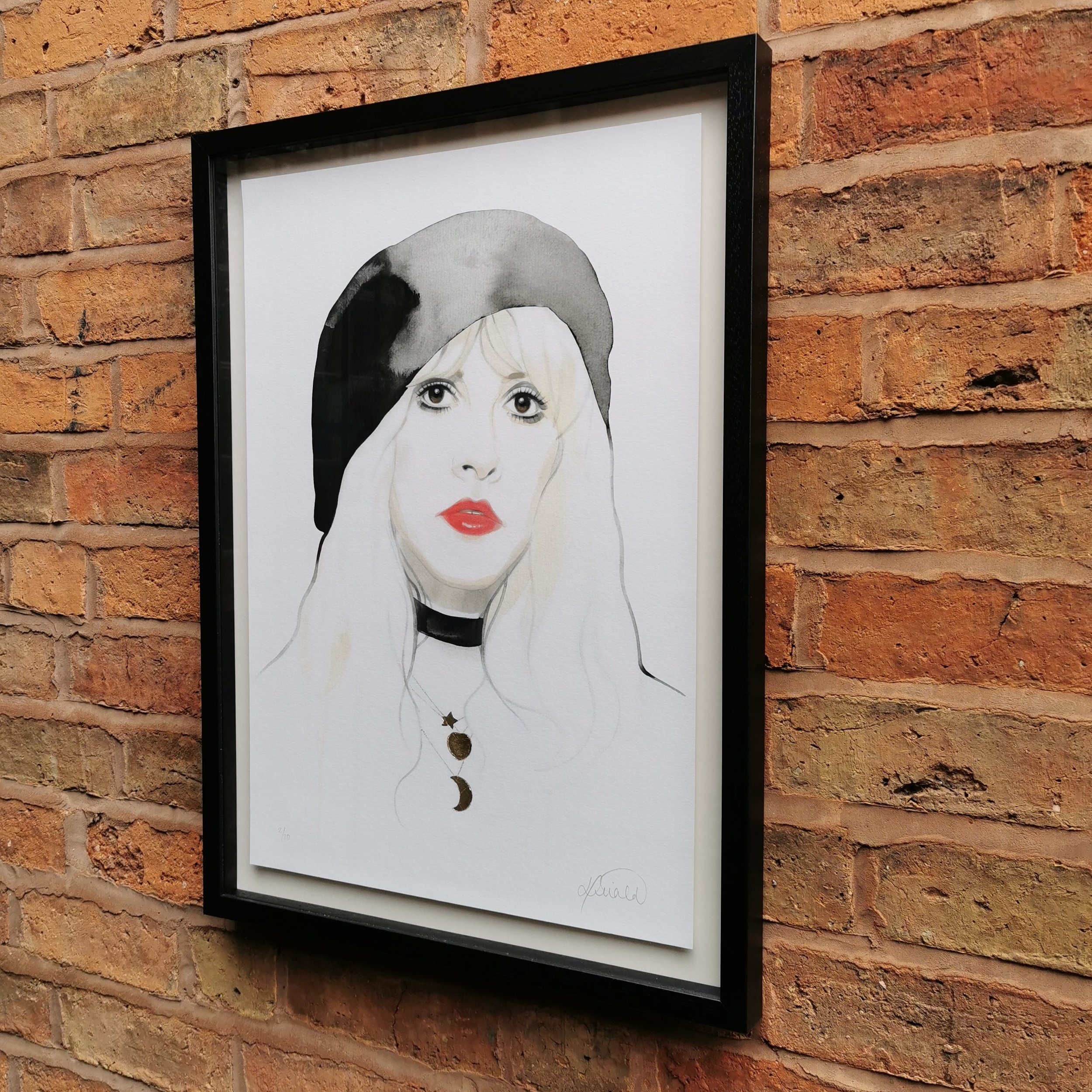 SEVENTH CIRCLE LAURA TINALD STEVIE NICKS Framed A2 2.jpg