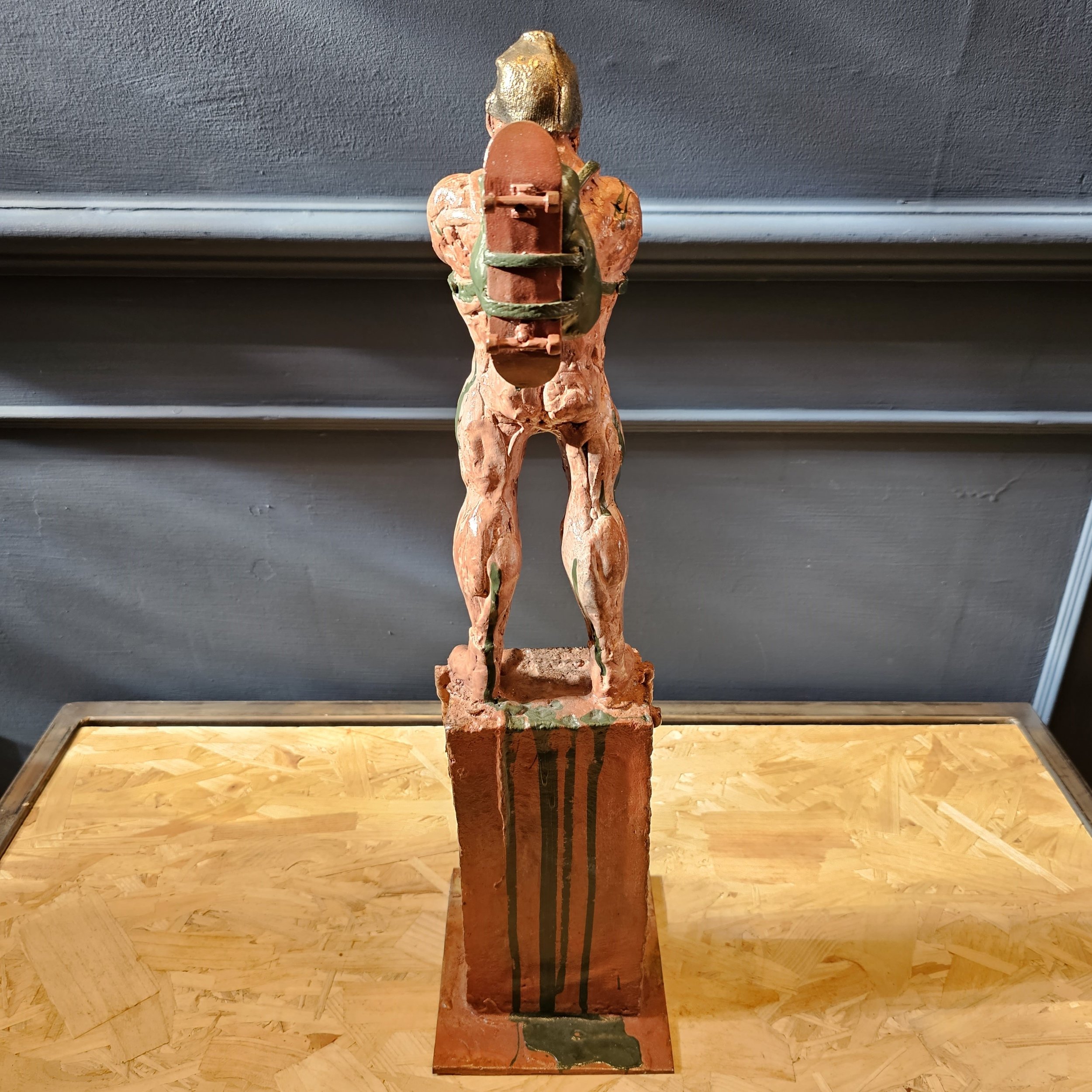 SEVENTH CIRCLE ARTWORKS AESTHETICS CRAG HUDSON ARTIST THE WORLD IS MY PLAYGROUND BRONZE SCULPTURE.jpg