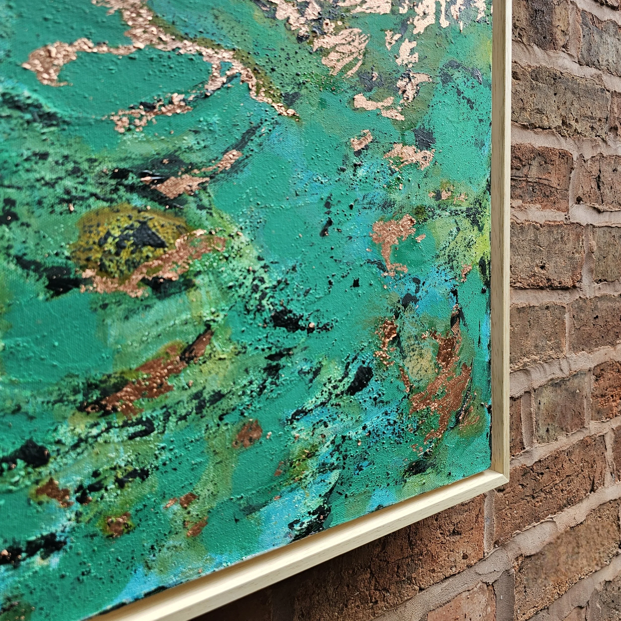 Bobbie Whittaker Summer original painting Seventh Circle Artworks Aesthetics Birmingham framed 4.jpg