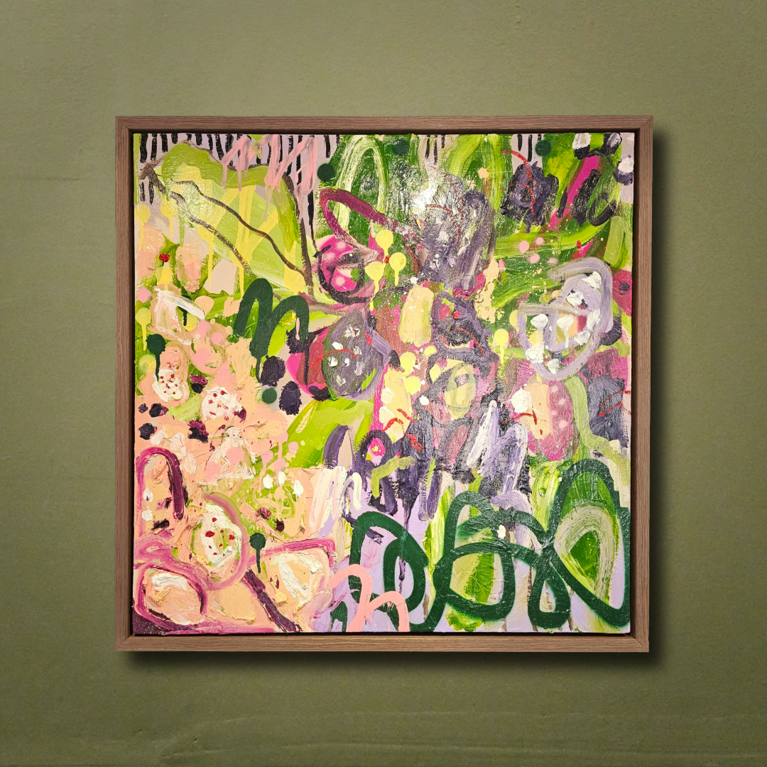 Seventh Circle Artworks Clare Chinnery oil spray paint original Her Heart as Light as Feathers Still She Weathers Stormy Skies.png