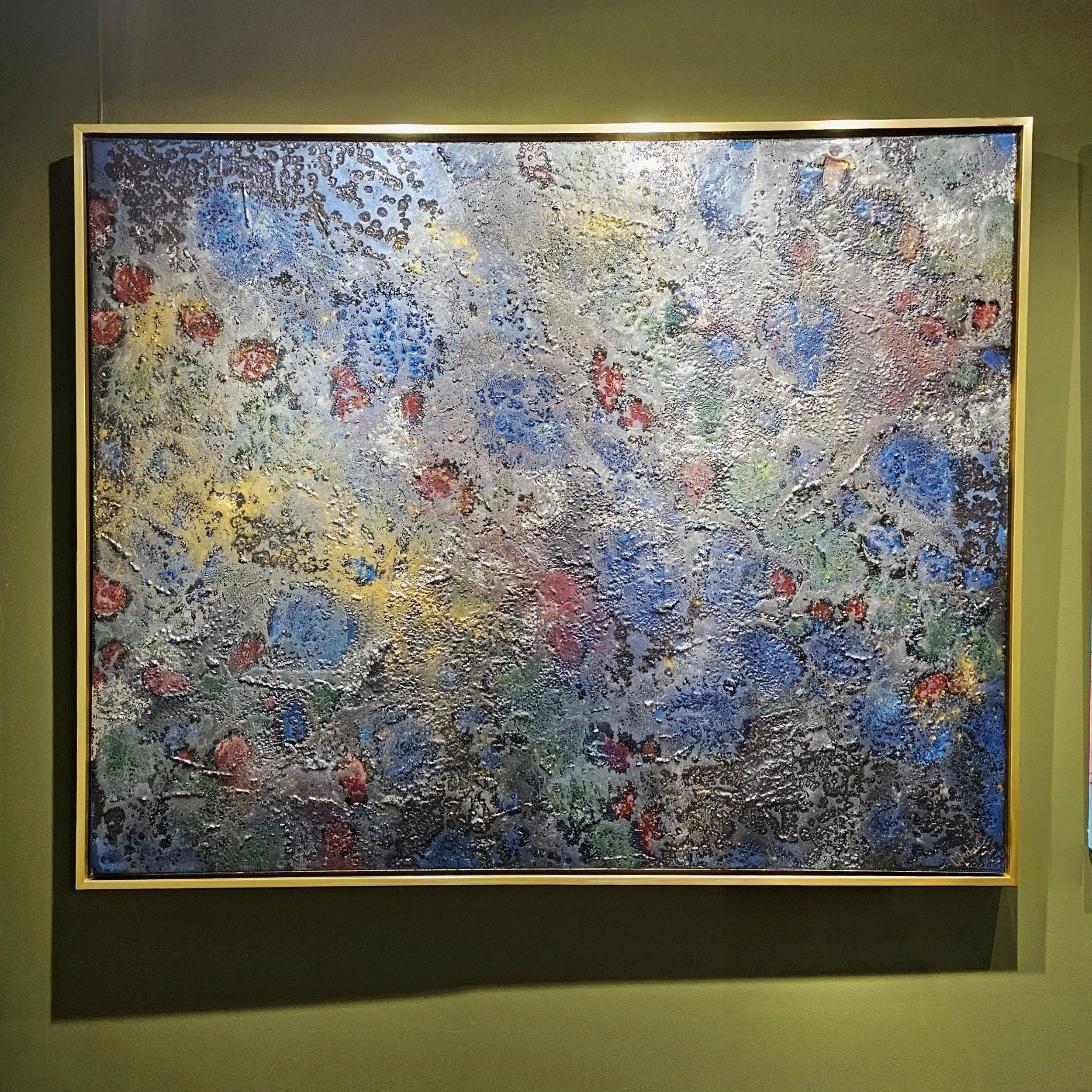 seventh circle Charles Pedone COLLIER HINDOU original art framed.jpg