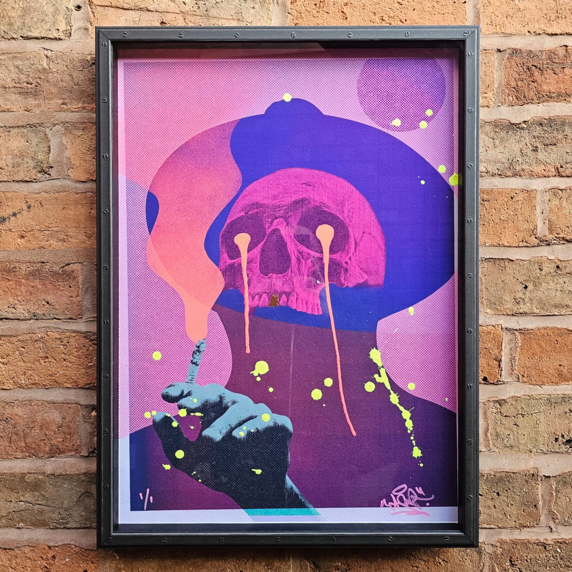SEVENTH CIRCLE ARTWORKS AESTHETICS CHEZ SKULLDUGGERY Orquídea framed.jpg