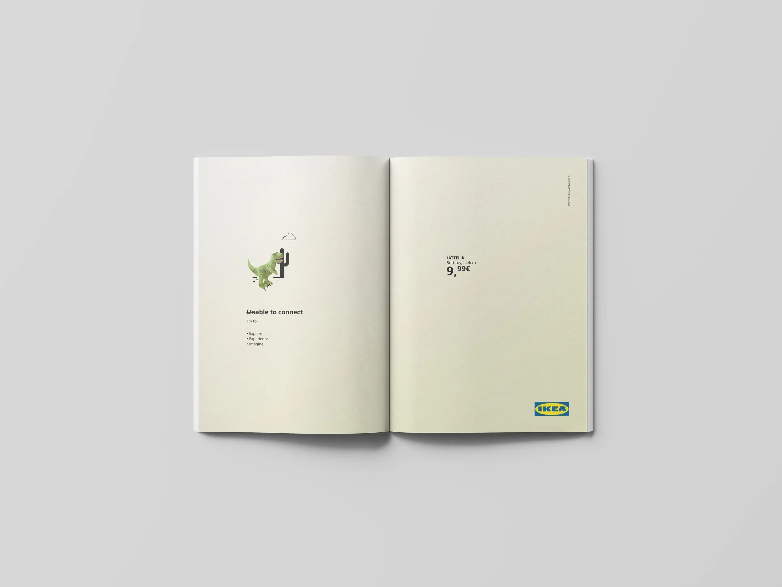 IKEA Dinosaur Print AD